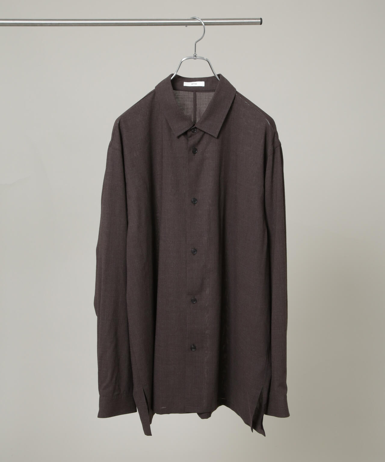 ATON / TWIST WOOL WASHER OVERSIZED SH