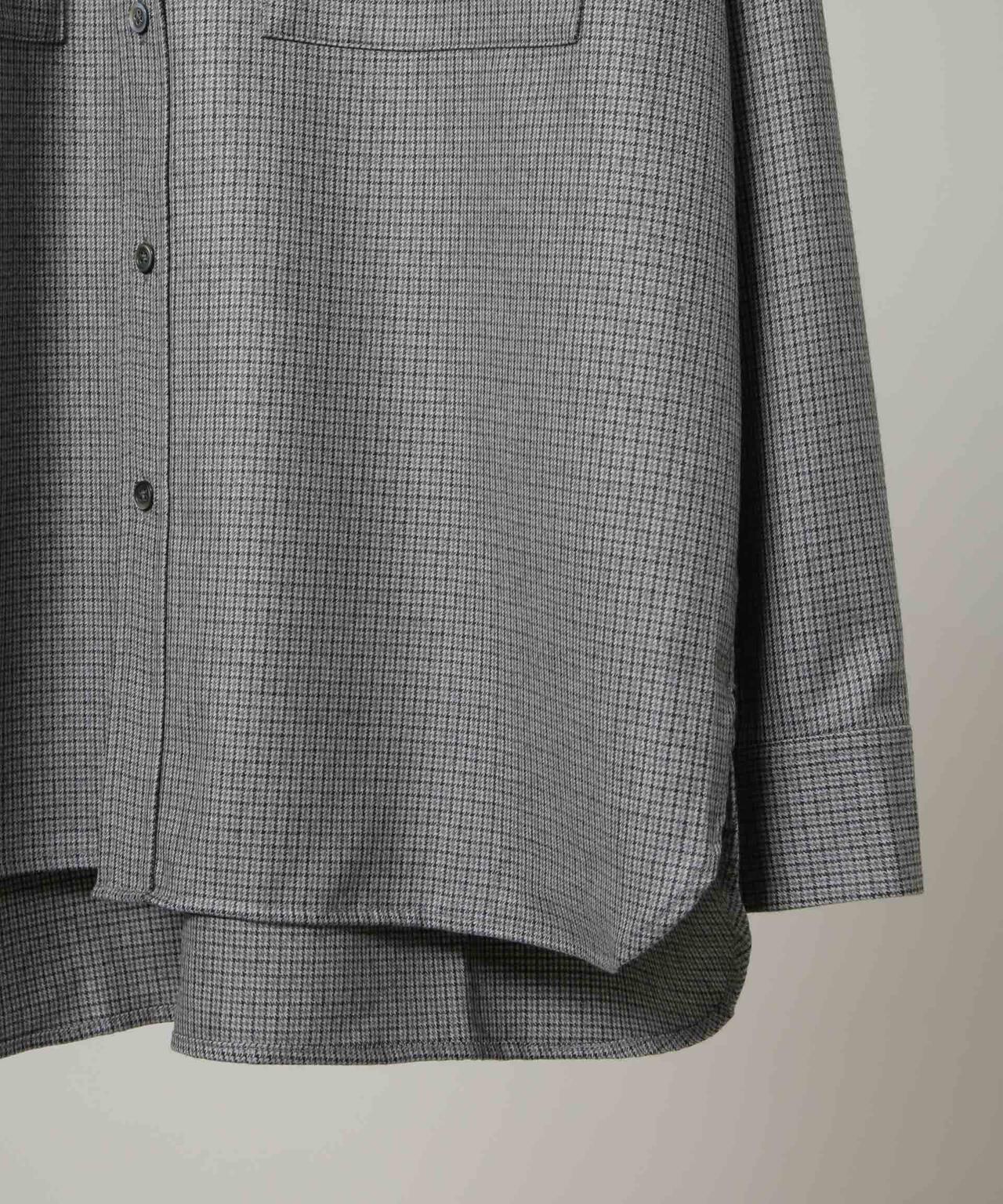 benine 9/High Density Check Wool Shirt 6705220047