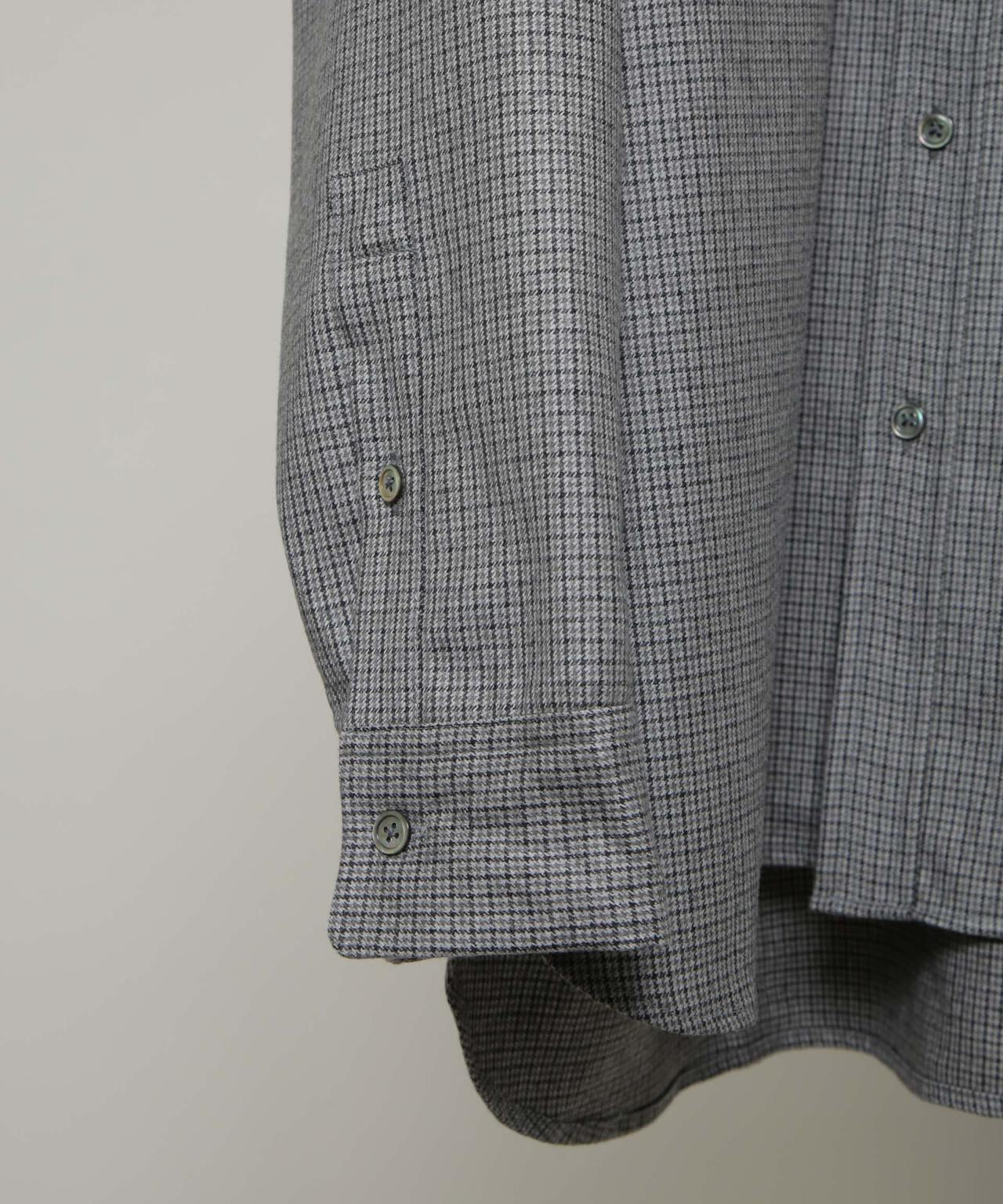 benine 9/High Density Check Wool Shirt 6705220047