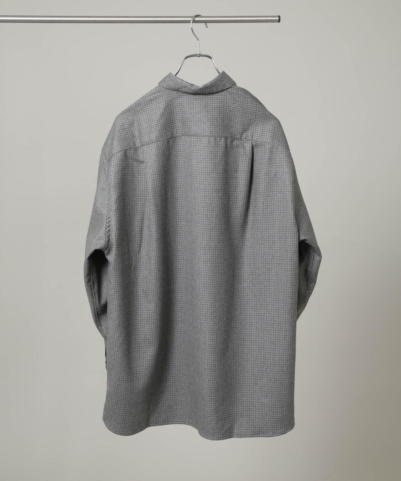 benine 9/High Density Check Wool Shirt 6705220047