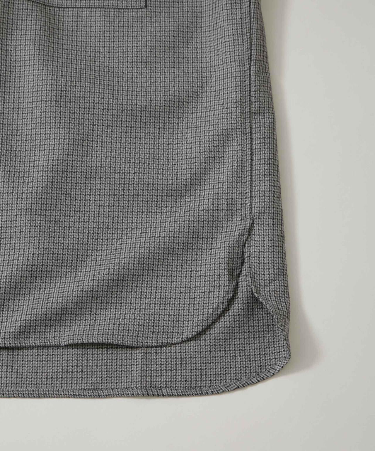 benine 9/High Density Check Wool Shirt 6705220047