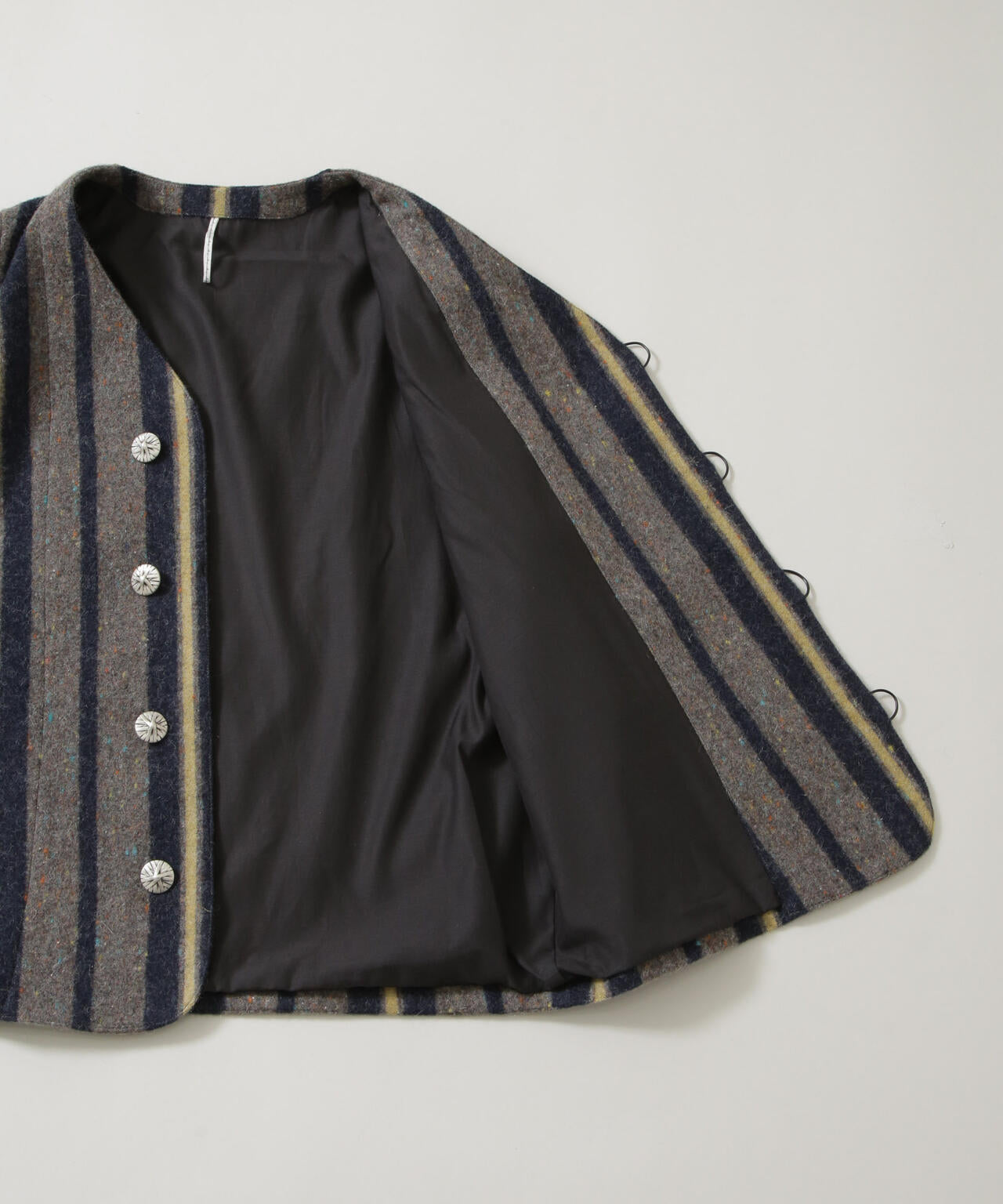 m's braque/エムズブラック 別注 Blanket Vest 6705225001