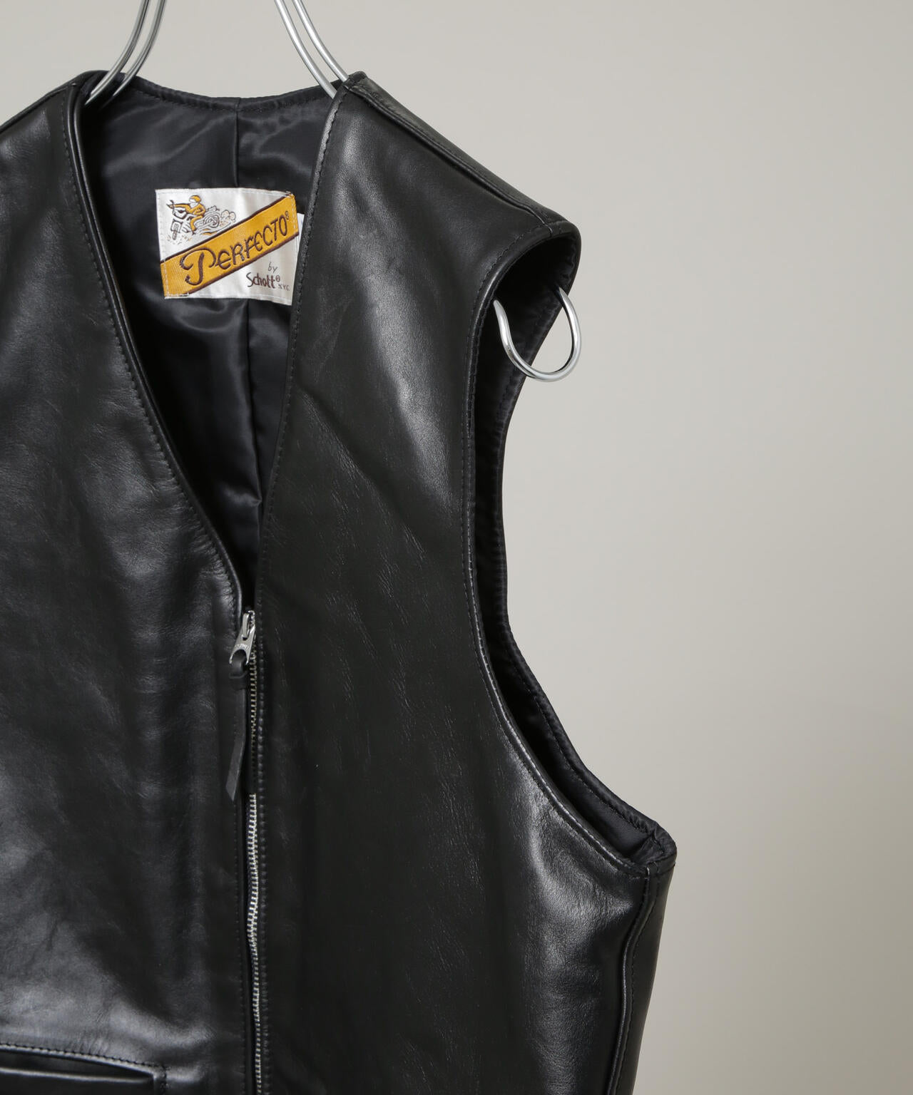 Schott/193V LEATHER VEST 6705225002