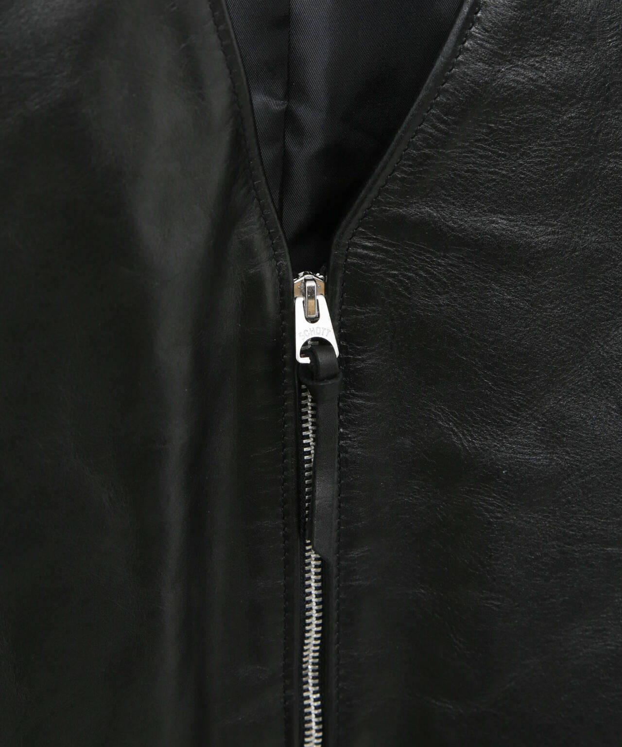Schott/193V LEATHER VEST 6705225002
