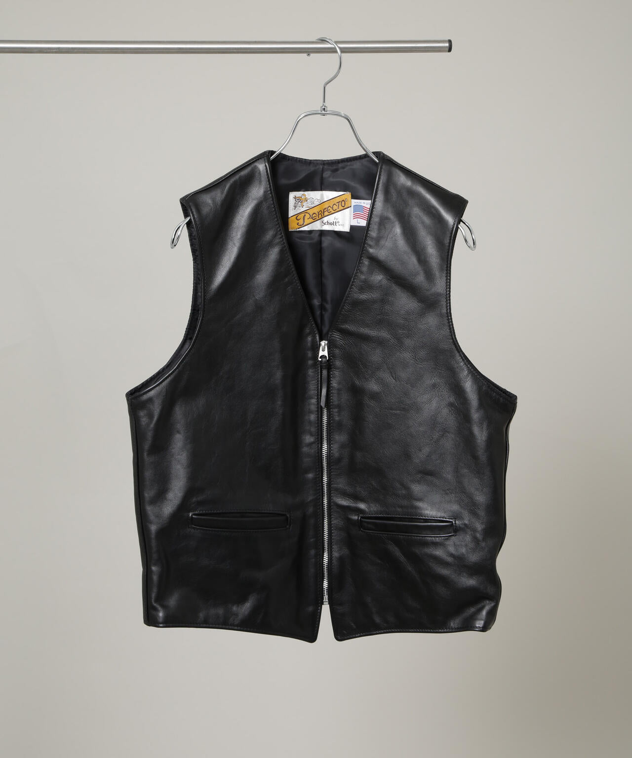 Schott/193V LEATHER VEST 6705225002