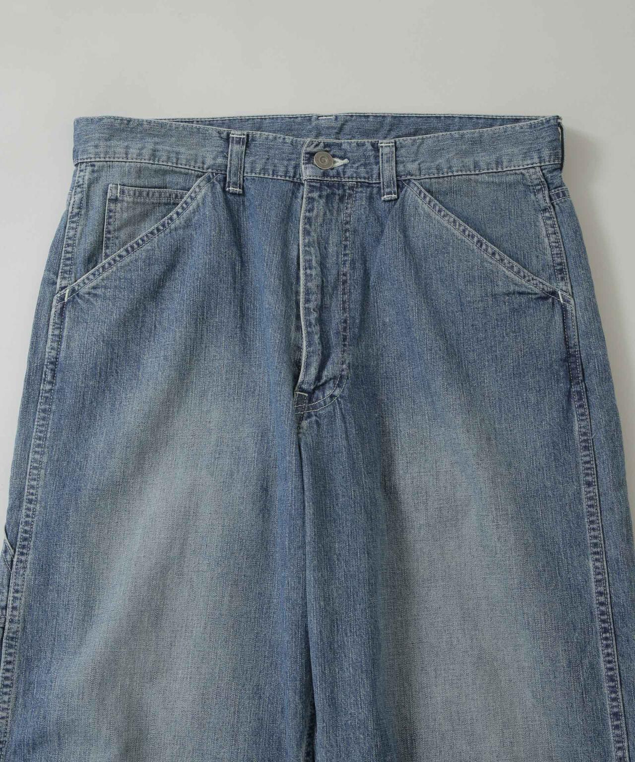 ULTERIOR/FADED LIGHT DENIM PAINTER PT(セットアップ可) 6705227135
