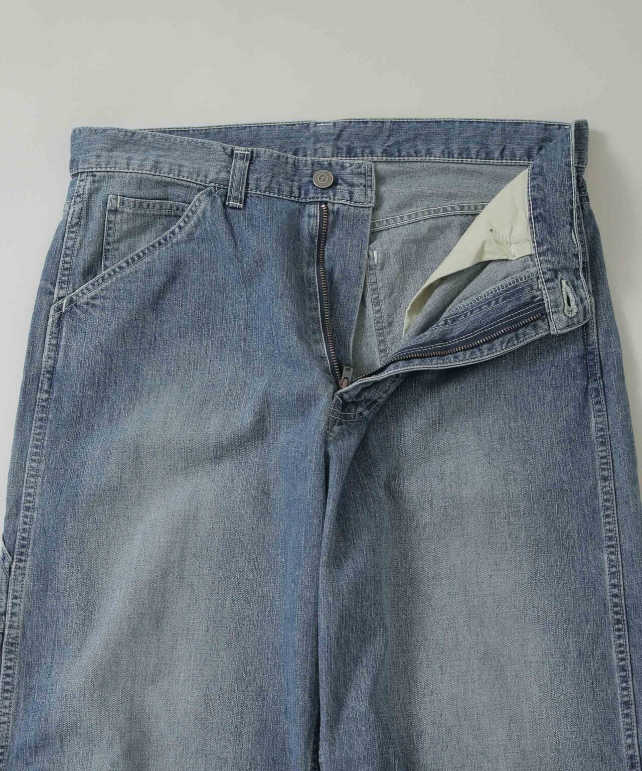 ULTERIOR/FADED LIGHT DENIM PAINTER PT(セットアップ可) 6705227135