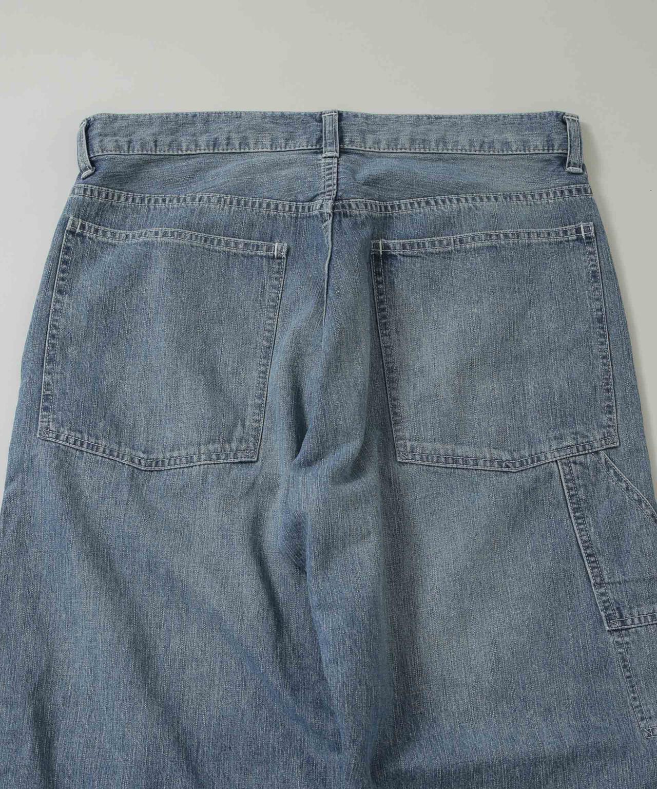 ULTERIOR/FADED LIGHT DENIM PAINTER PT(セットアップ可) 6705227135