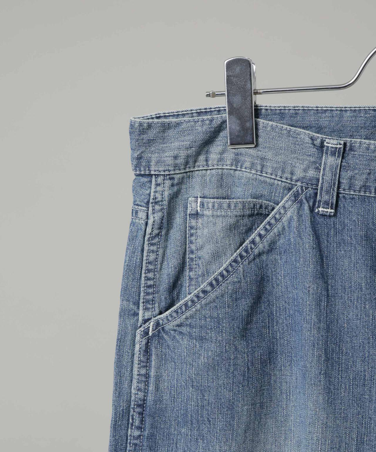 ULTERIOR/FADED LIGHT DENIM PAINTER PT(セットアップ可) 6705227135