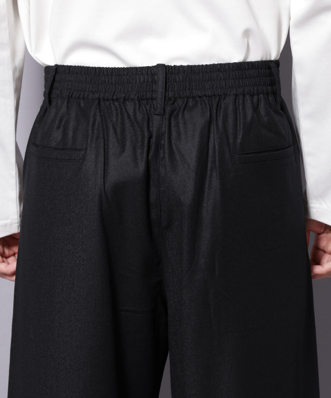 mii/WOOL LARGE PANT 6705227158
