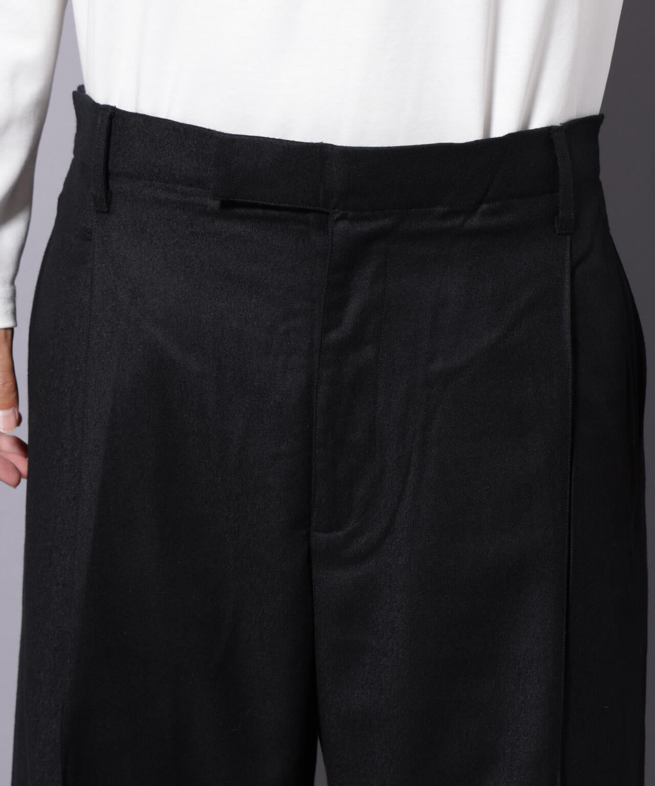 mii/WOOL LARGE PANT 6705227158