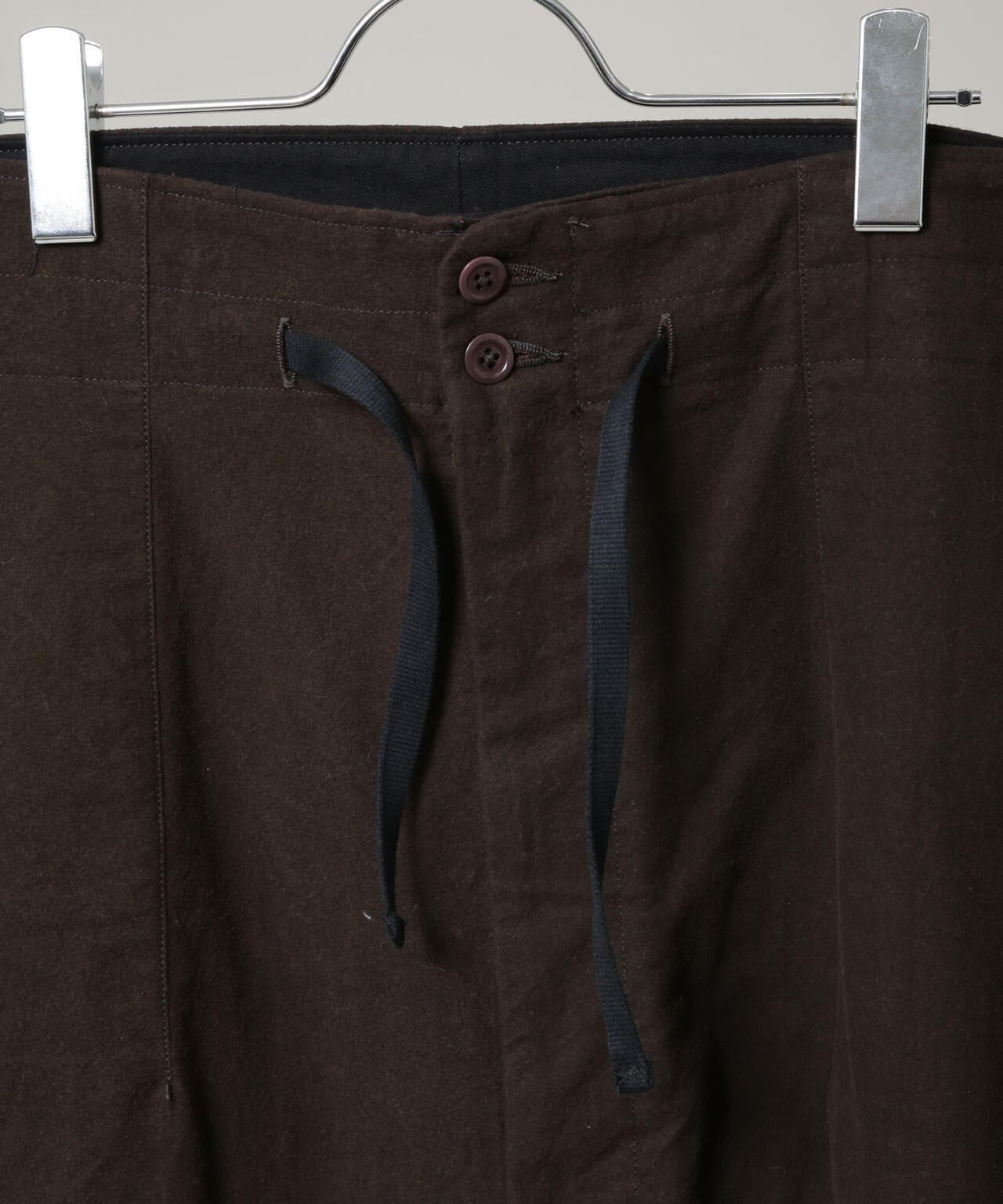 HAVERSACK/泥染風コットンフランネルクロップドワイドパンツ(セットアップ可) 6705227160