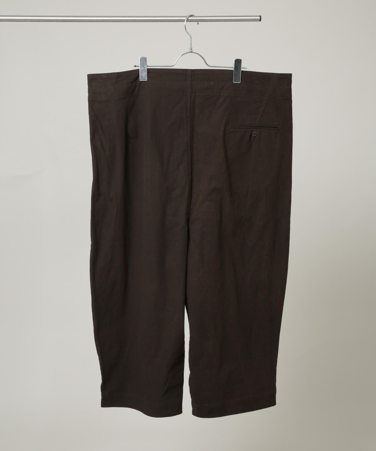 HAVERSACK/泥染風コットンフランネルクロップドワイドパンツ(セットアップ可) 6705227160