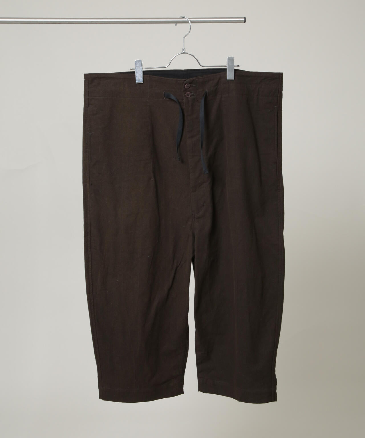 kalor 22aw ウールフランネル ワイドパンツ サイズ1 HAVERSACK / 泥染風コットンフランネルクロップドワイドパンツ