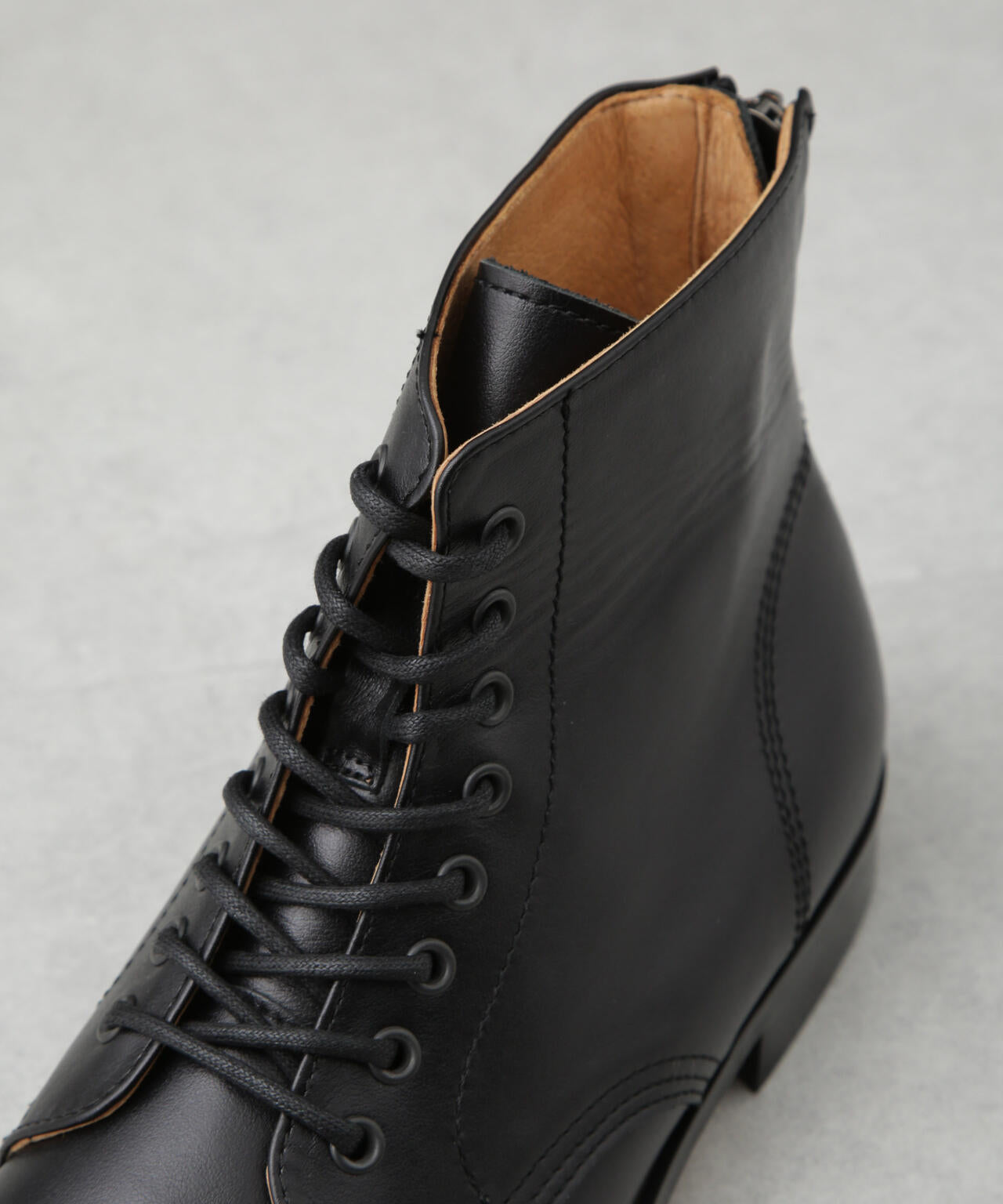 PADRONE THE STANDARD LINE/ 別注 BACK ZIP LACEUP BOOTS/ バックジップレースアップブーツ 6705236020