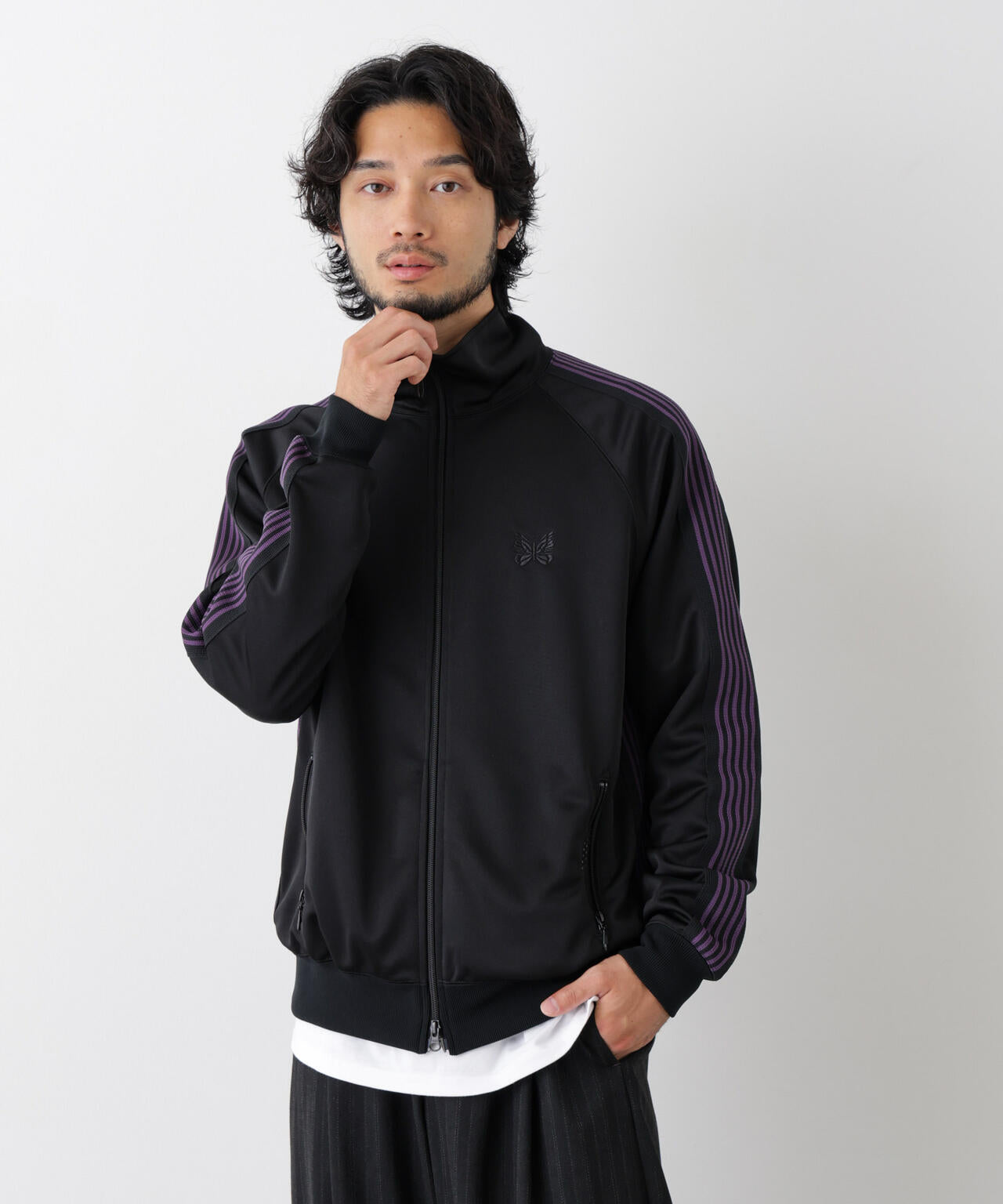 Needles/別注 Track Jacket - Poly Smooth 6706112041