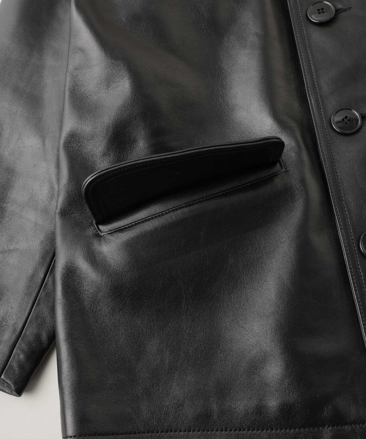 Schott/別注 LEATHER CAR COAT 6706113001