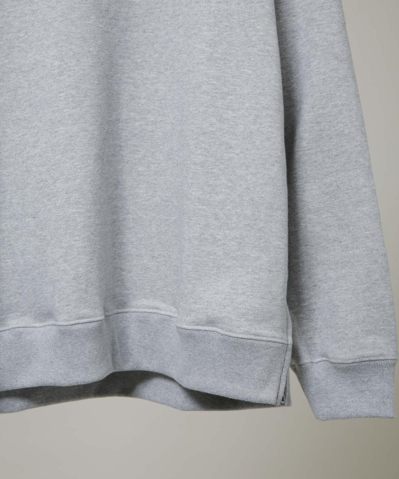 HAVERSACK/クルーネックシームZIP スエットシャツ 6706123008