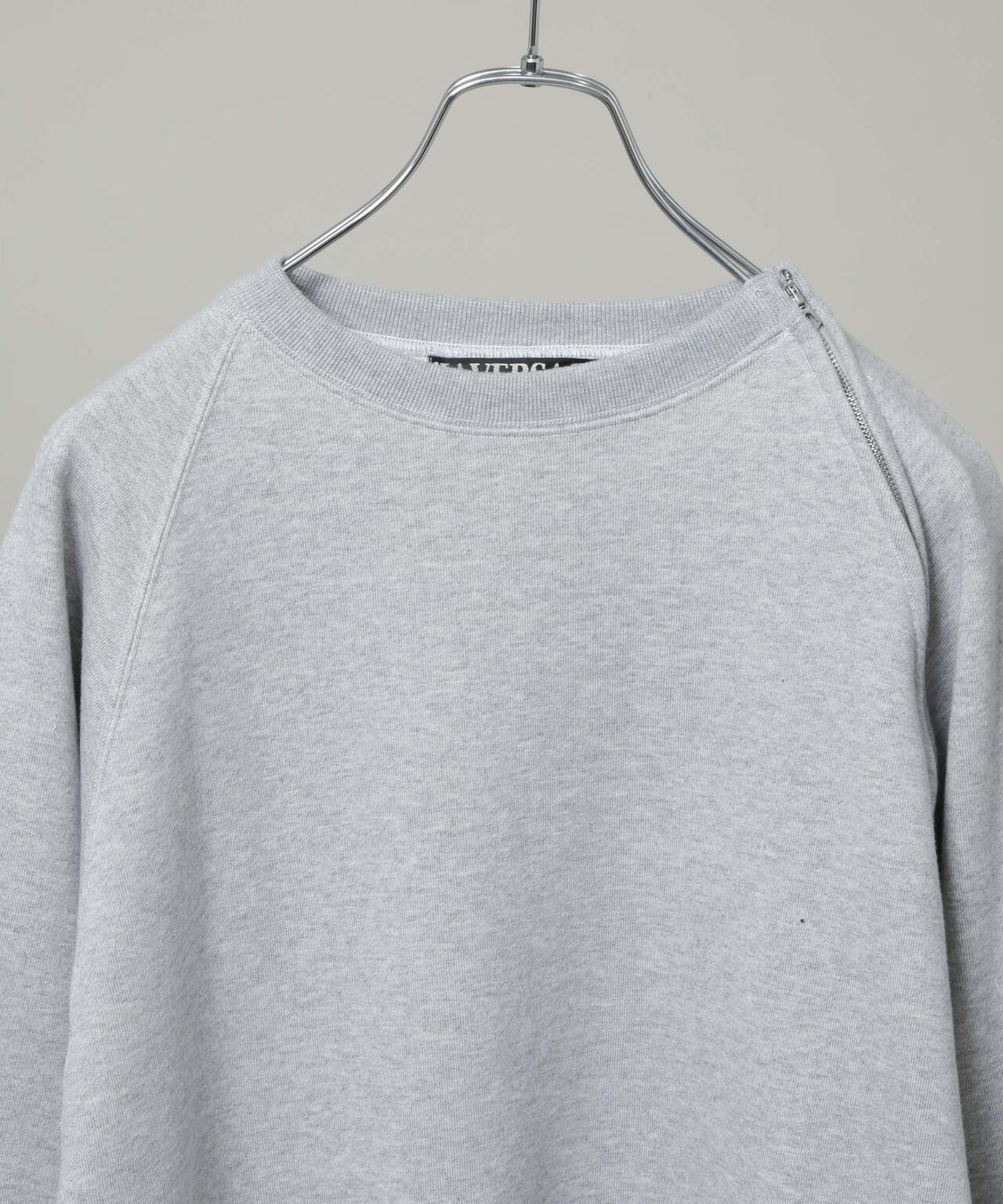 HAVERSACK/クルーネックシームZIP スエットシャツ 6706123008