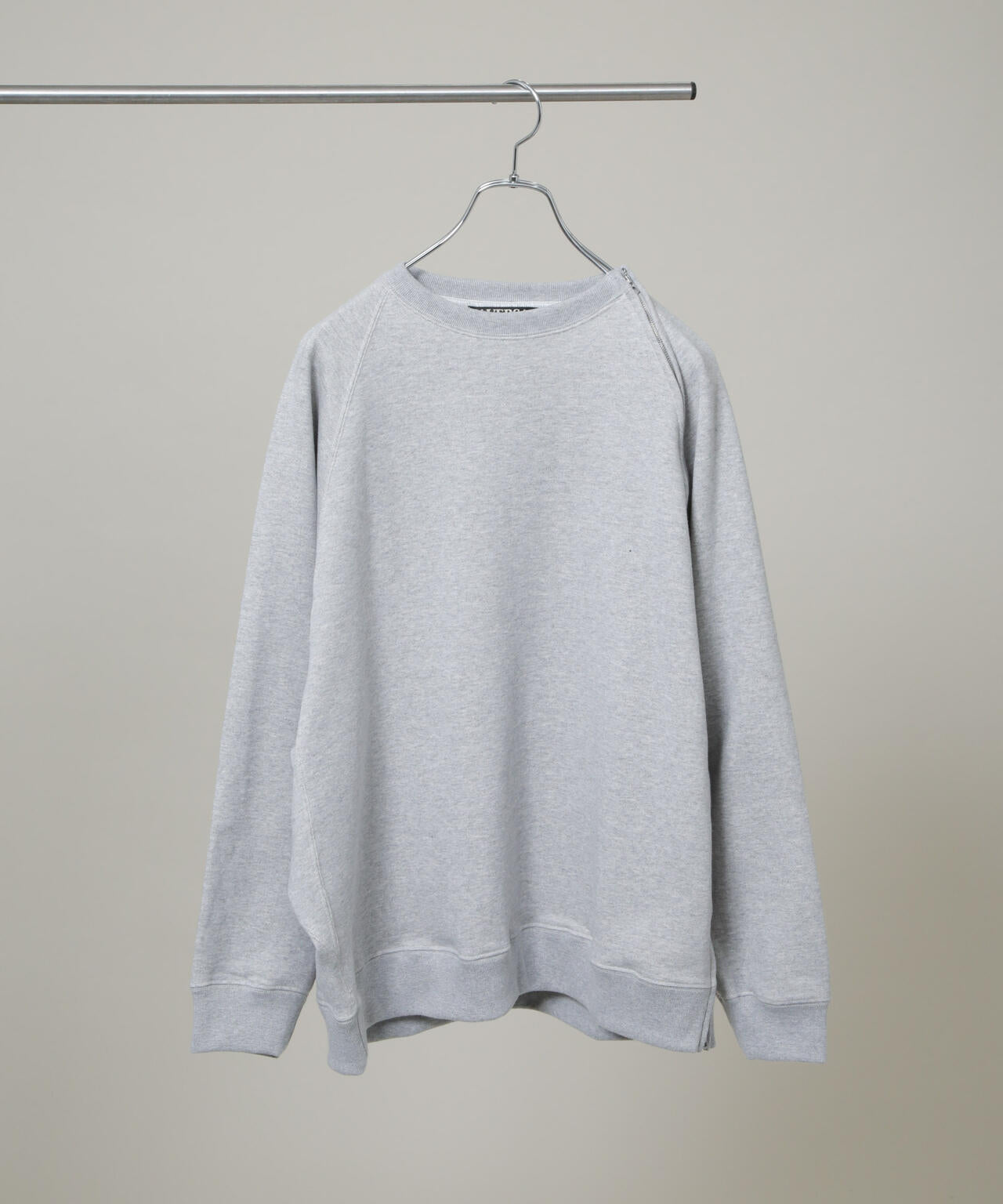 HAVERSACK/クルーネックシームZIP スエットシャツ 6706123008