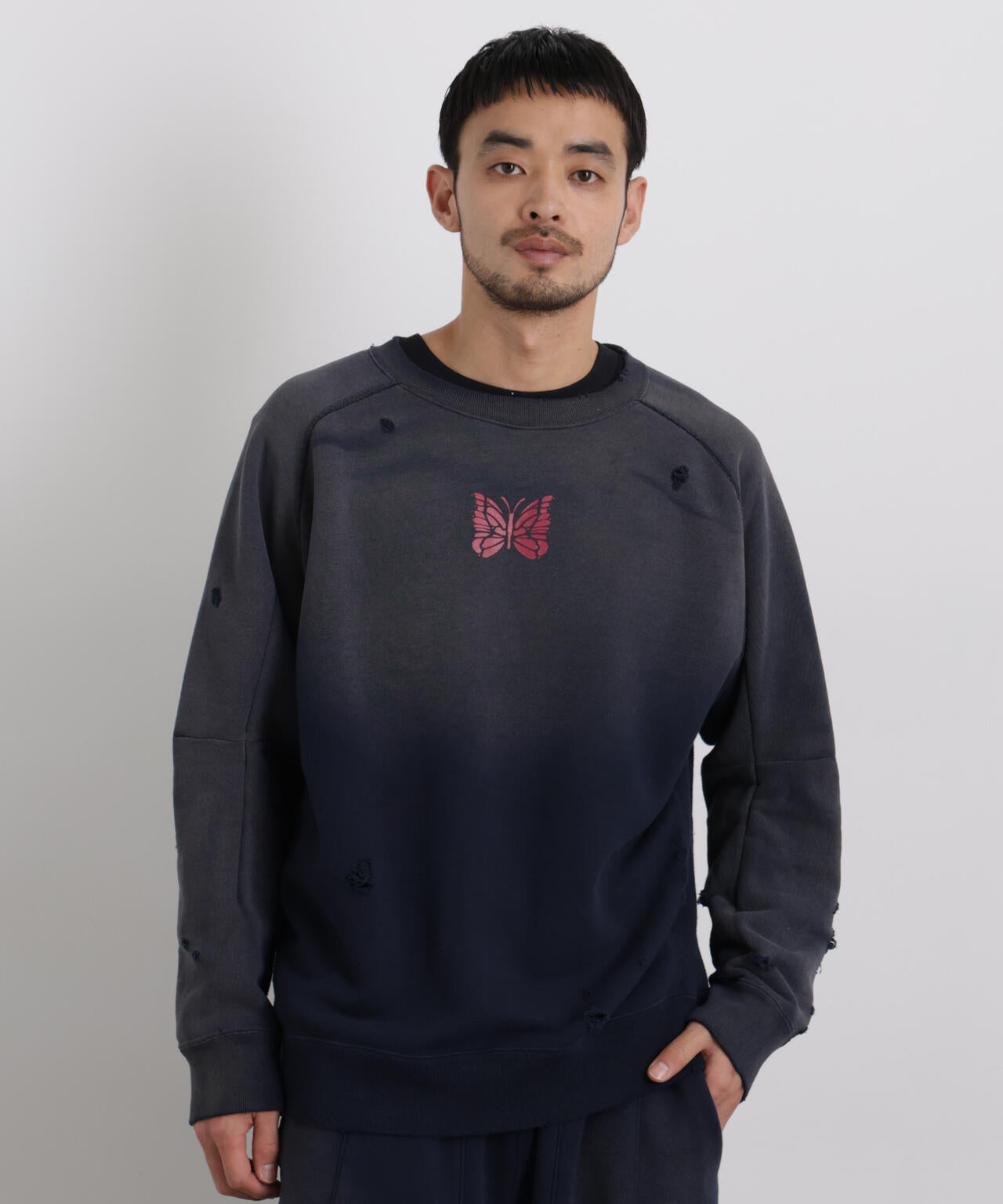 Needles / Deconstructed Sweat Shirt