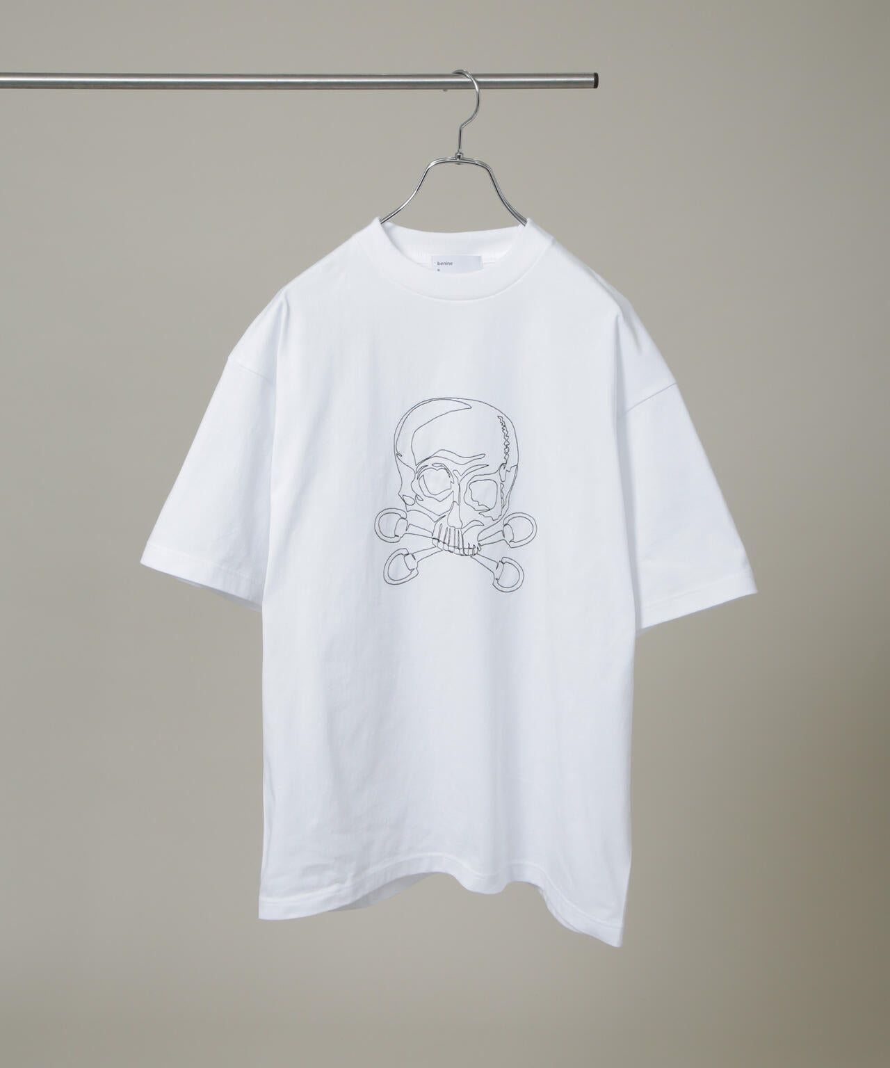 benine 9/Skull Stitch EmbroideryT Shirt 6706124001