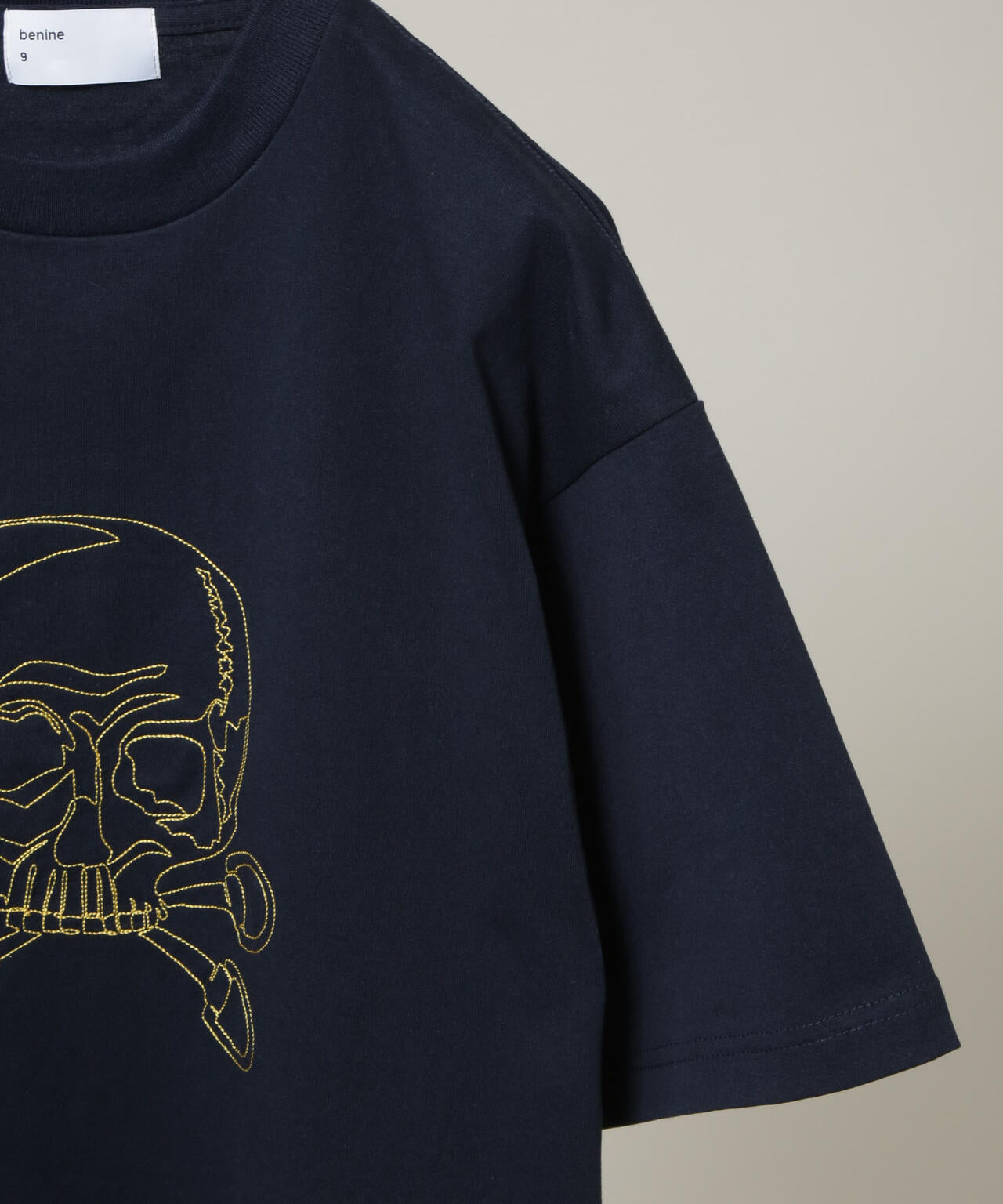 benine 9/Skull Stitch EmbroideryT Shirt 6706124001
