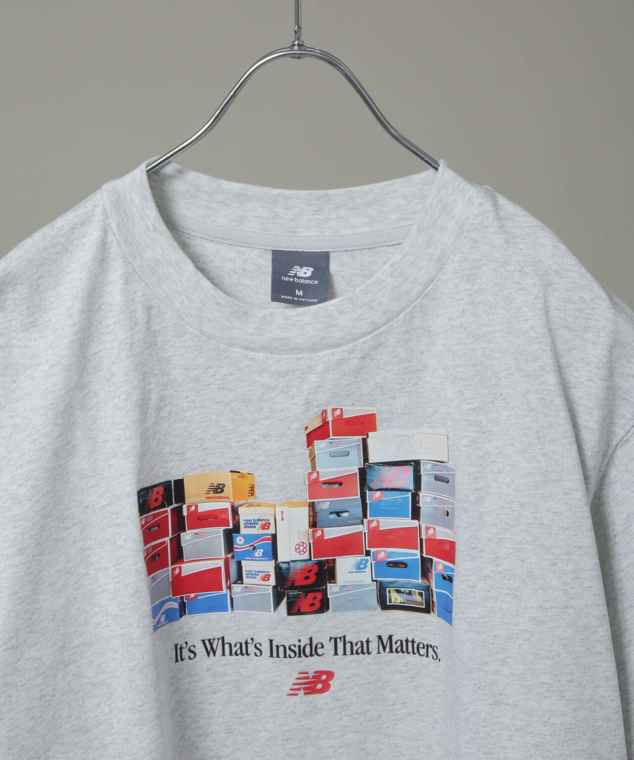 new balance/ボックスTシャツ 6706124011