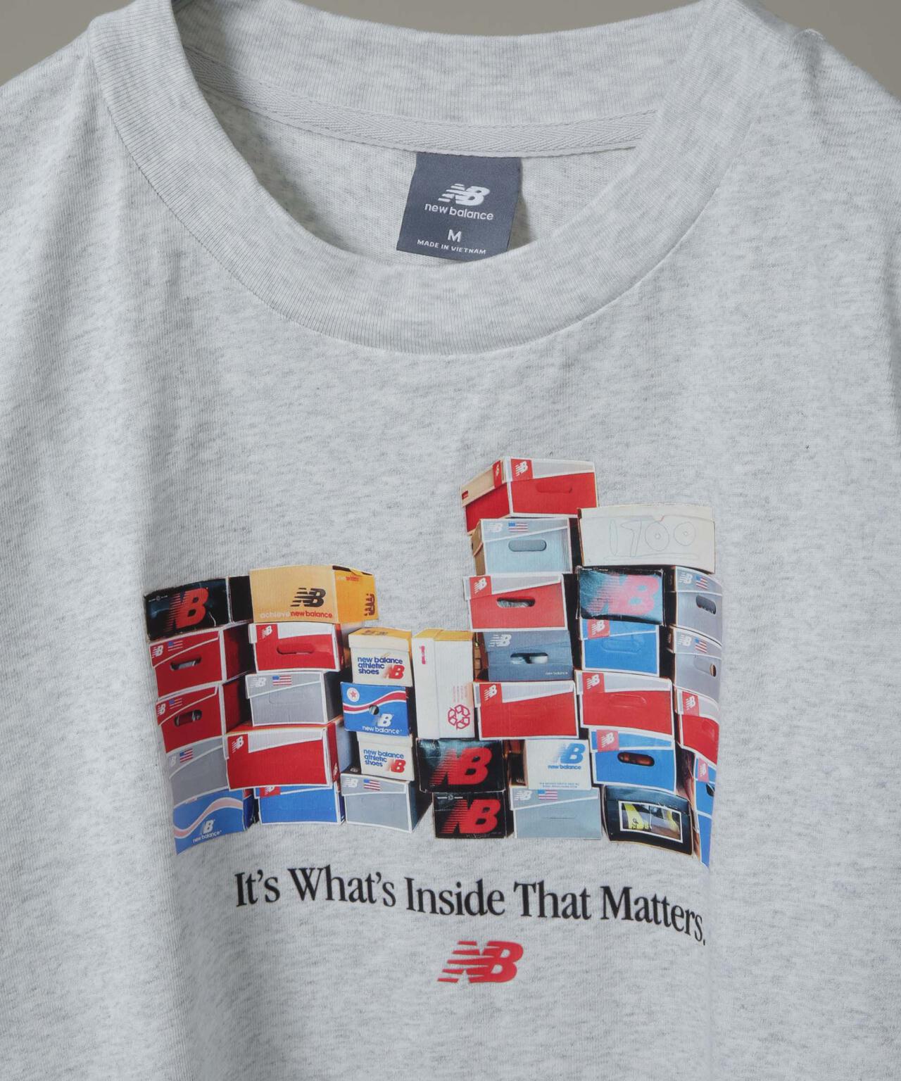 new balance/ボックスTシャツ 6706124011