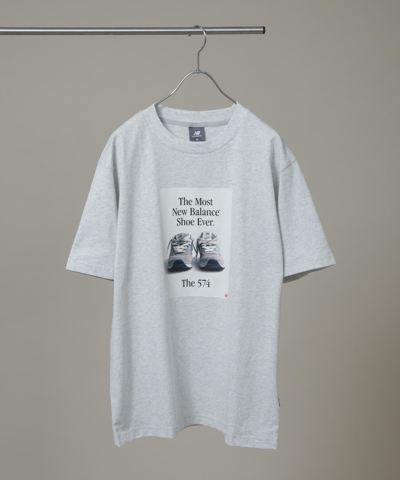 new balance/574広告Tシャツ 6706124012