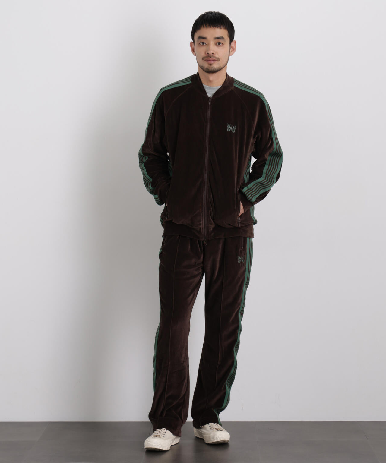 Needles/Narrow Track Pant - Velour 6706127030