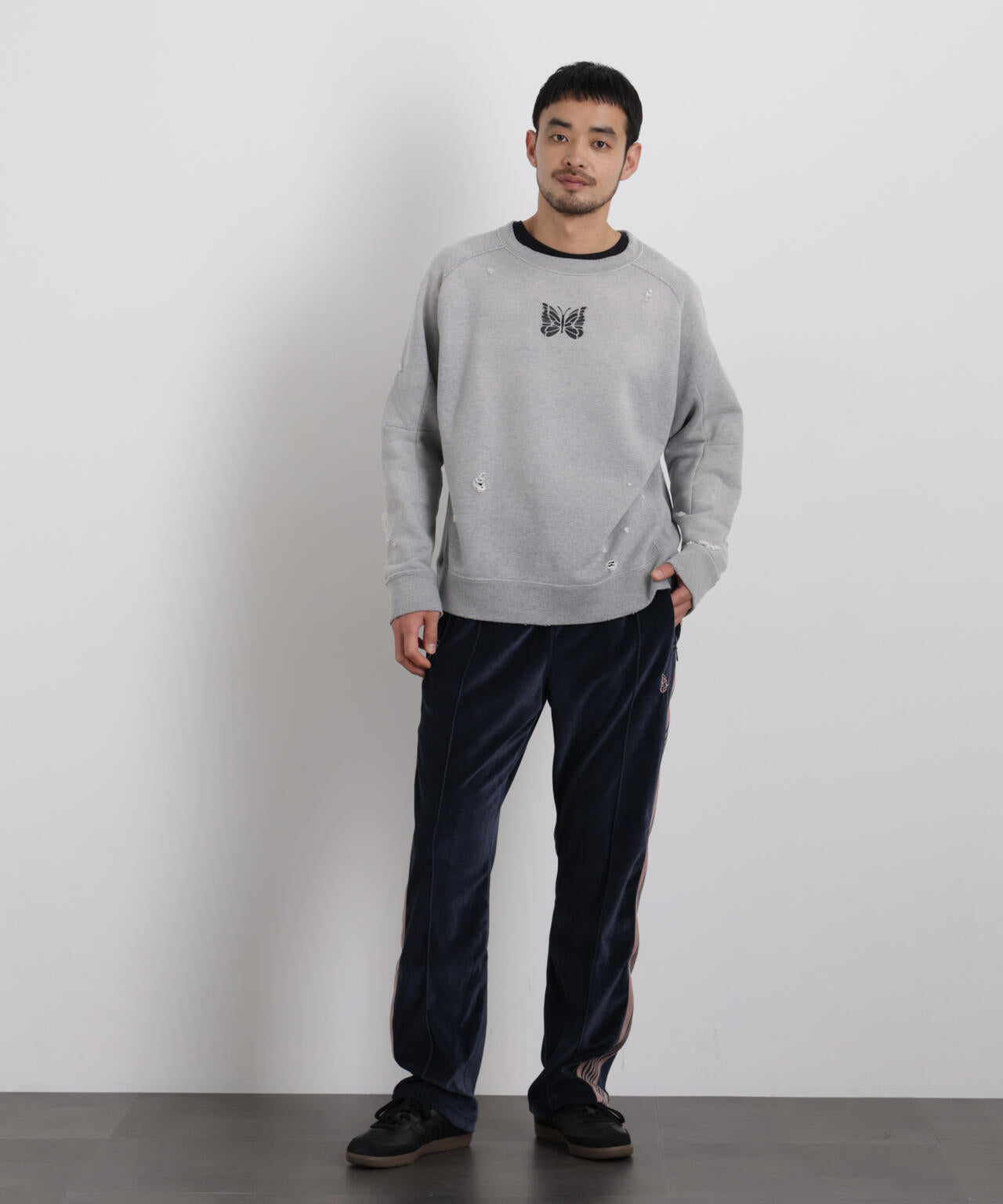 Needles/Narrow Track Pant - Velour 6706127030