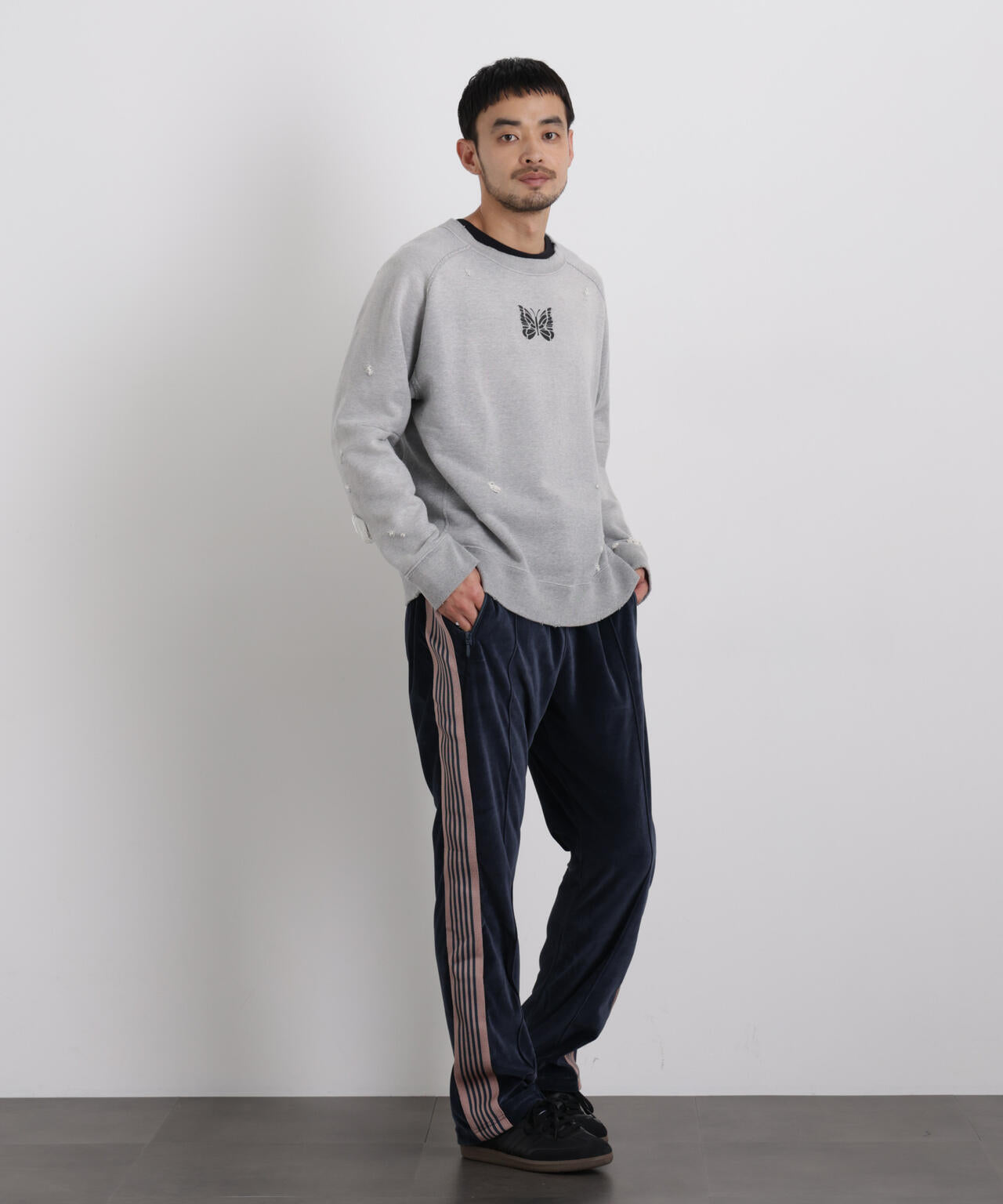 Needles/Narrow Track Pant - Velour 6706127030