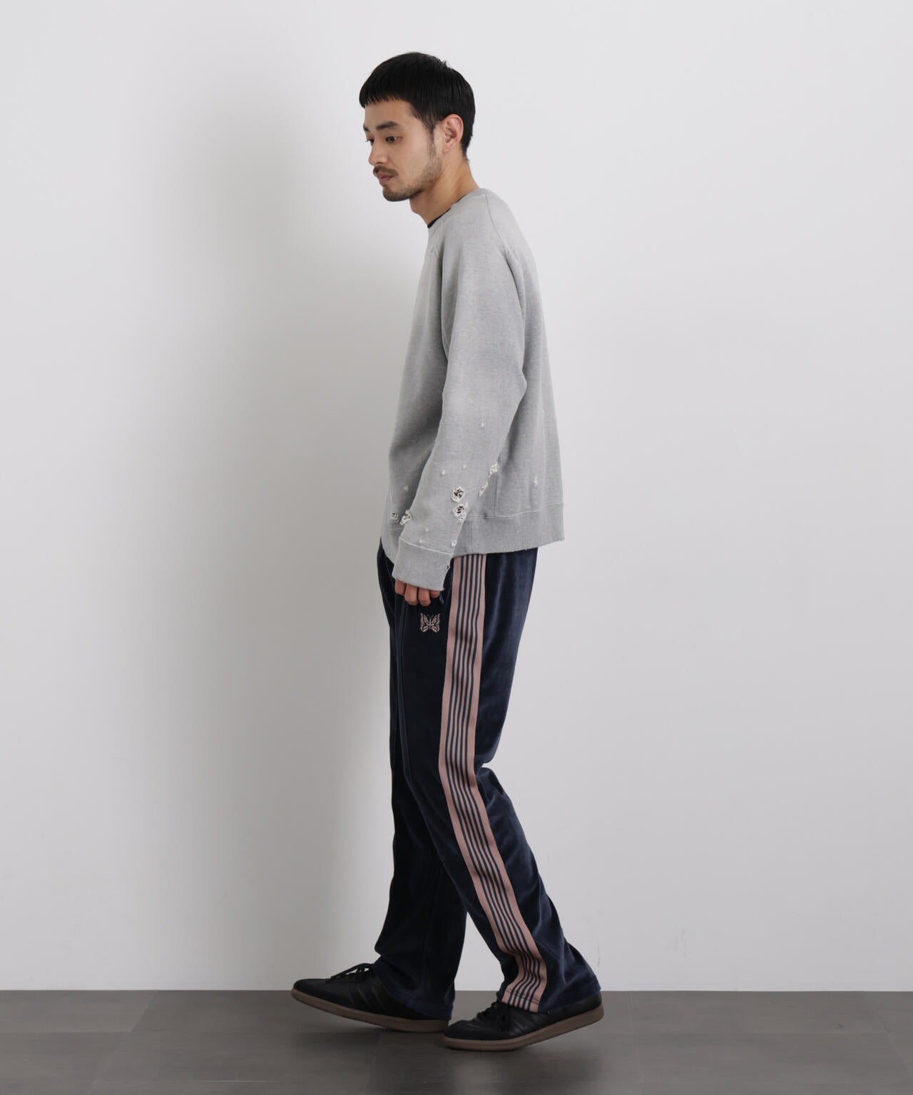 Needles/Narrow Track Pant - Velour 6706127030