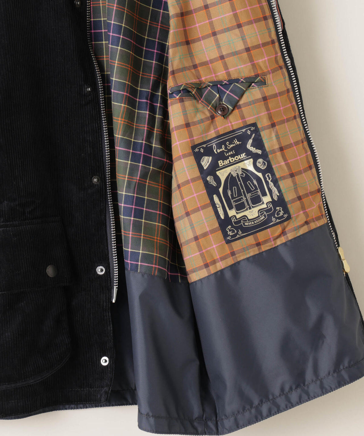 BARBOUR X PAUL SMITH/CORD BEAUFORT CASUAL JACKET 6706212014