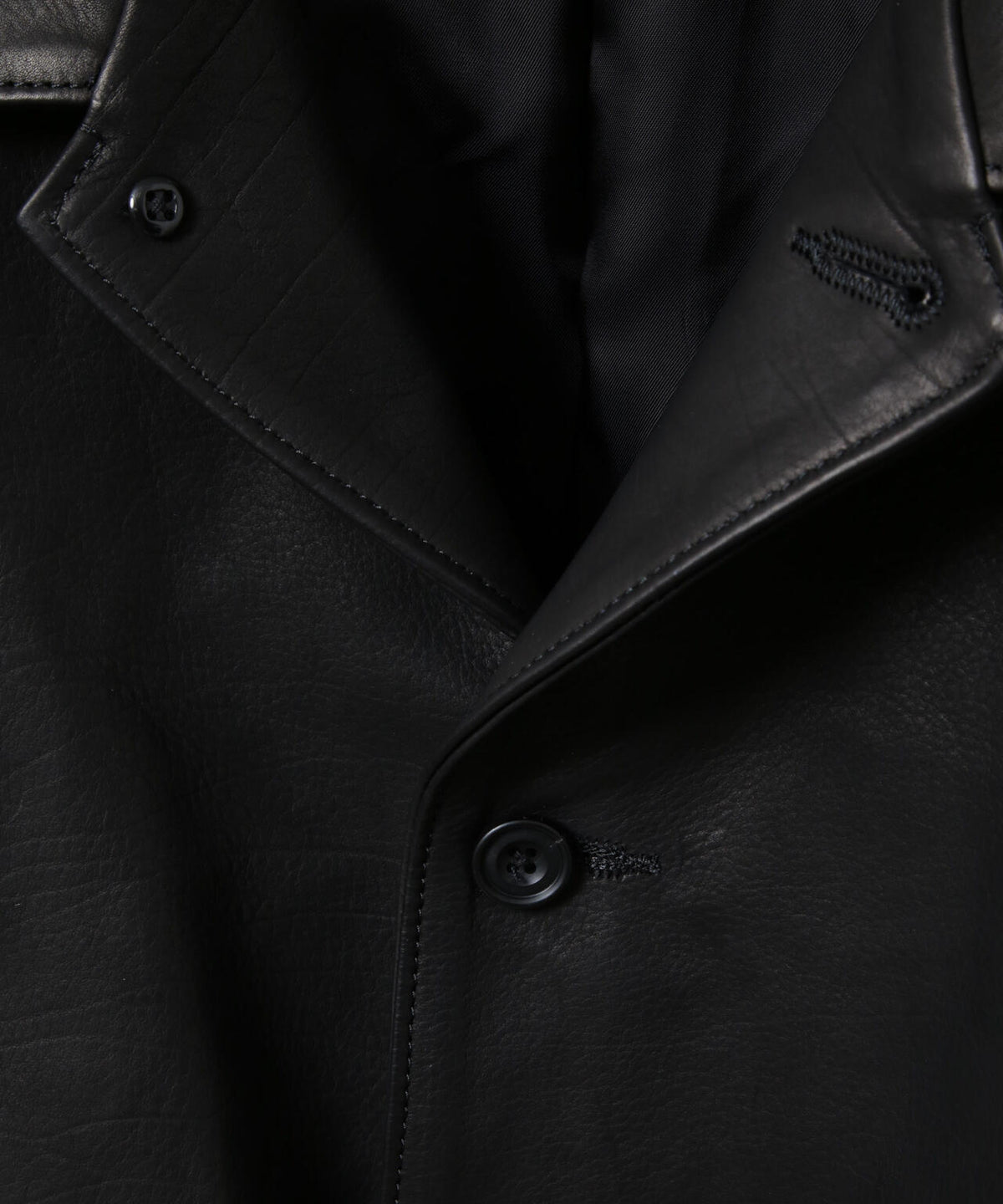 ULTERIOR/CALF LEATHER COVERALL JKT 6706213020