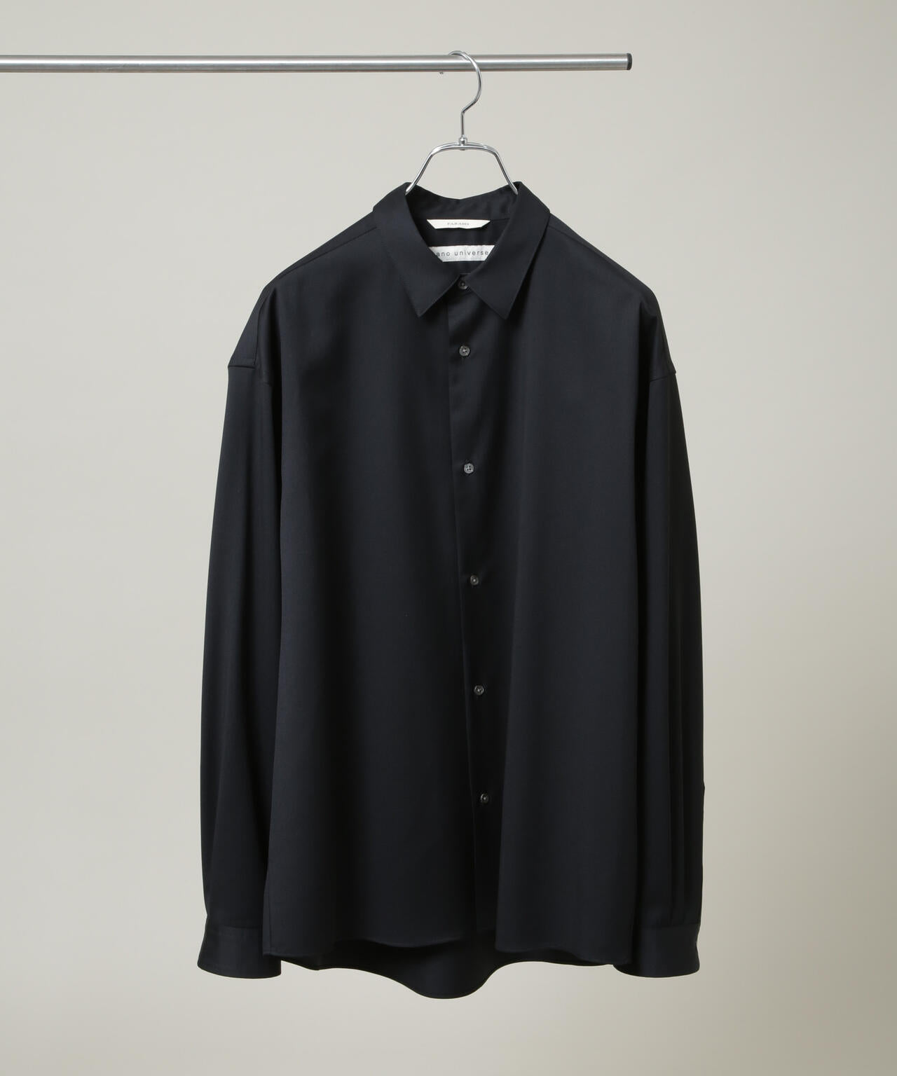 FARAH/別注 CANONICO Twill Black Shirt(セットアップ可) 6706220012