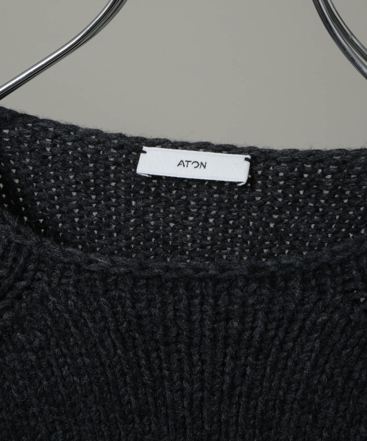 ATON/FELTED YARN CREWNECK SWEATER 6706222007