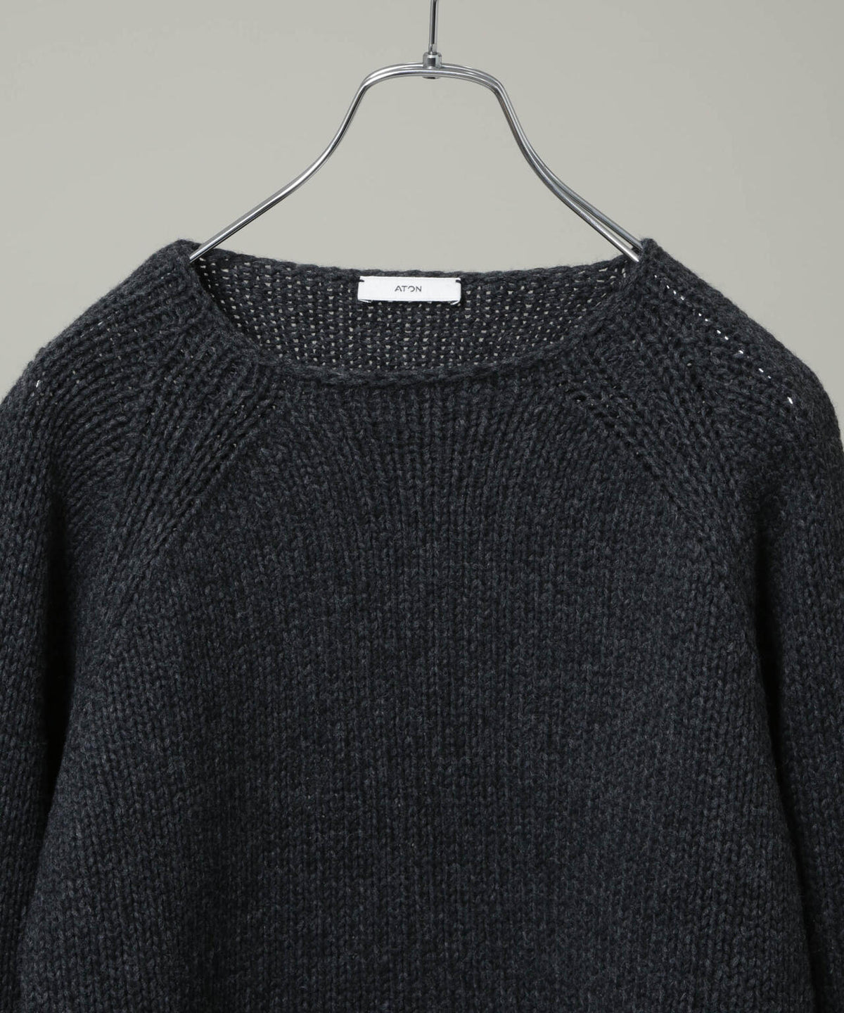 ATON/FELTED YARN CREWNECK SWEATER 6706222007