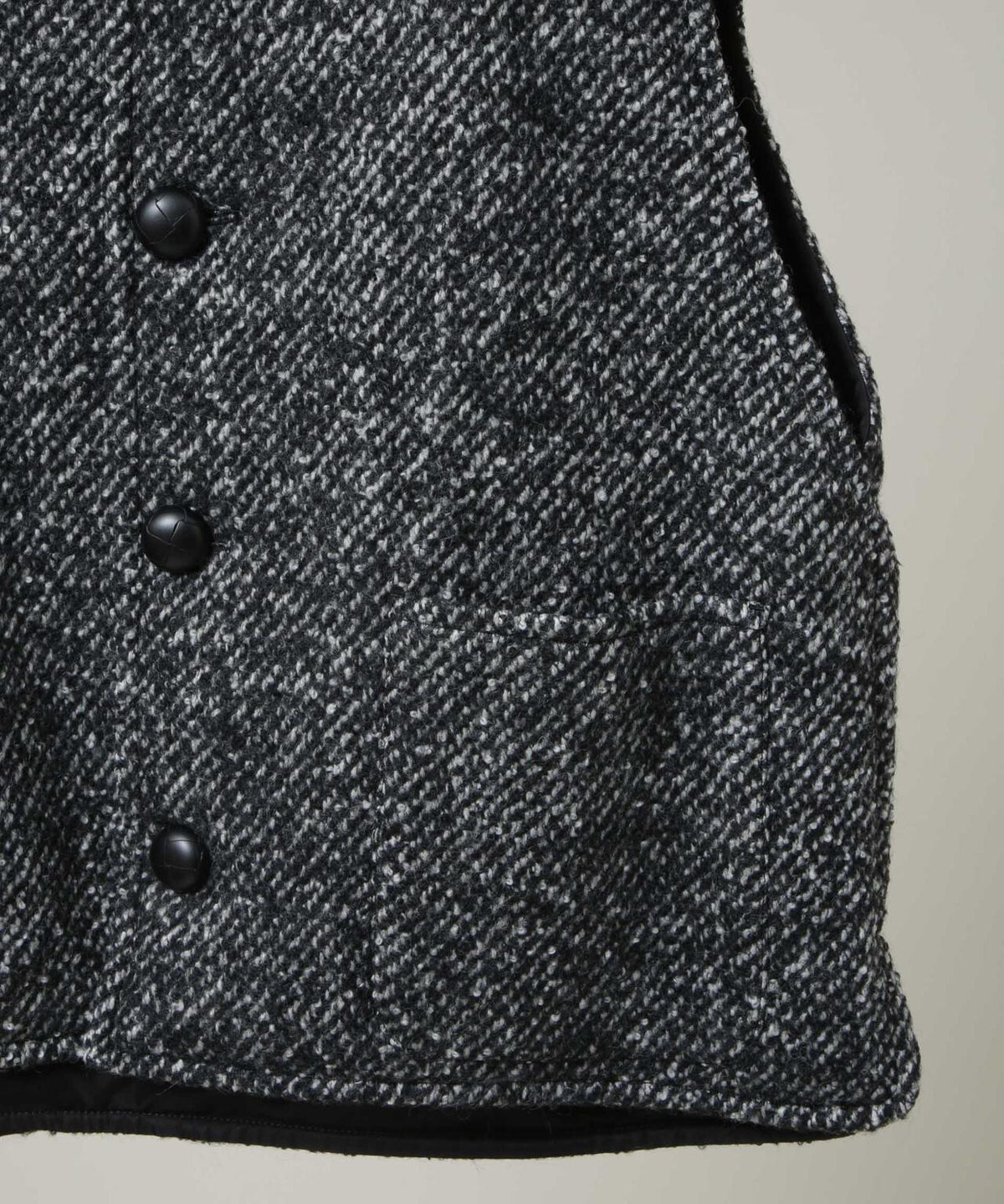 m's braque/4 BUTTON PADDED OUTER-VEST 6706225005