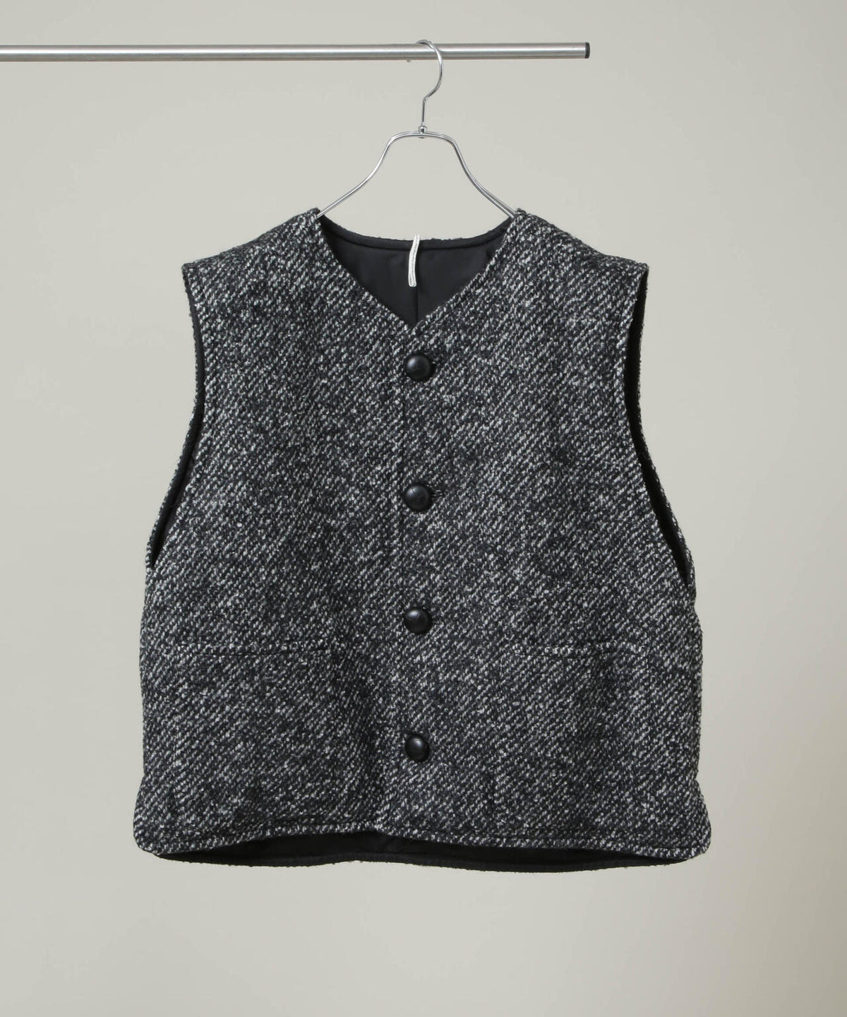 m's braque/4 BUTTON PADDED OUTER-VEST 6706225005