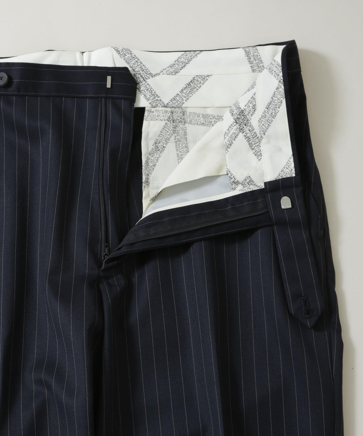 m's braque/別注 パイプドストレートドレスパンツ(セットアップ可) 6706227027
