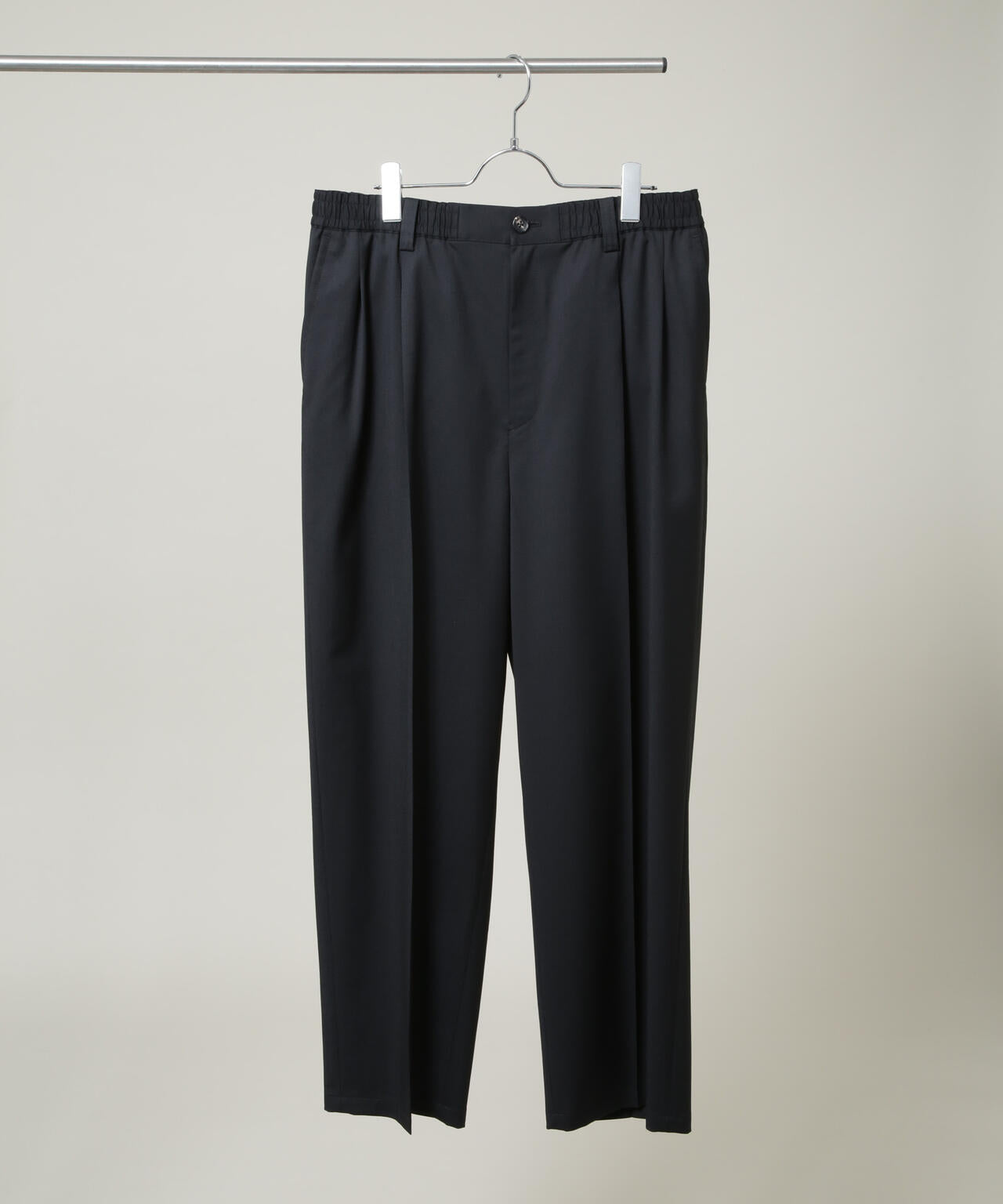 FARAH/別注 CANONICO Twill Black Slacks(セットアップ可) 6706227032