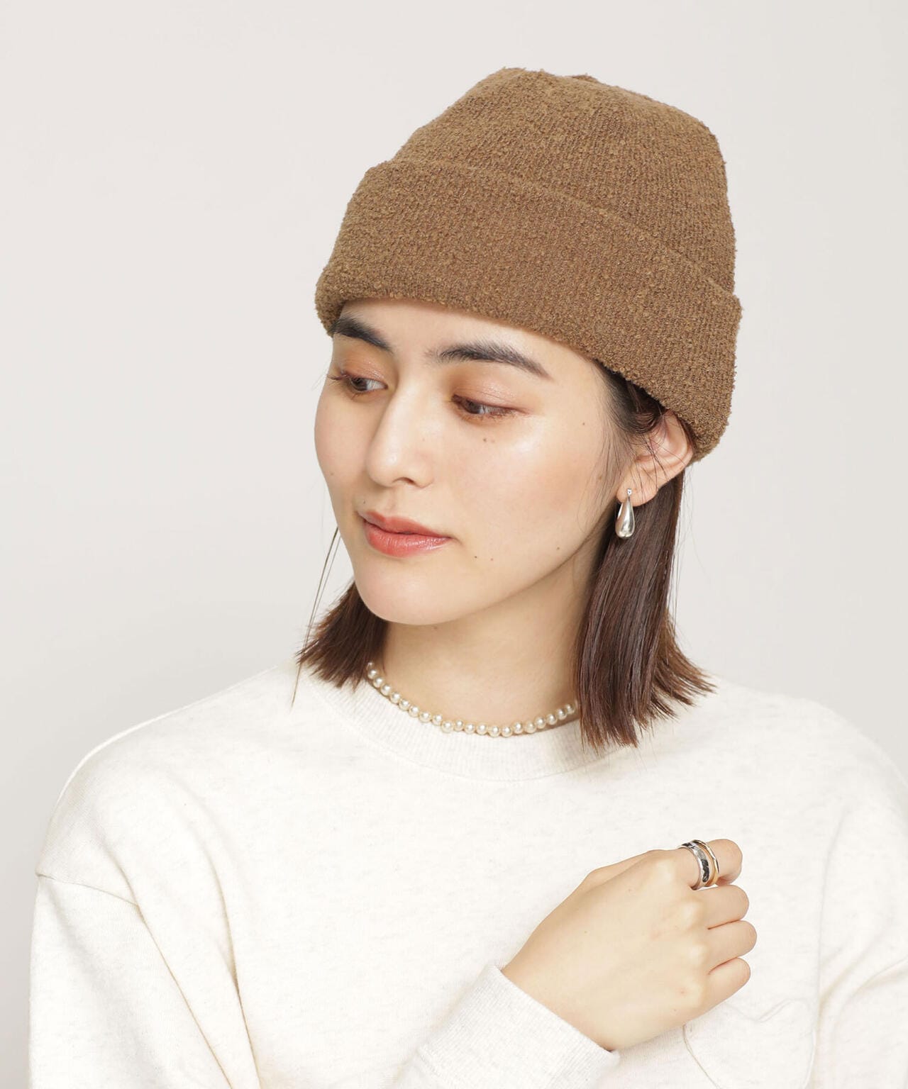 RACAL/別注リバーシブルロールニットキャップ 6711239008