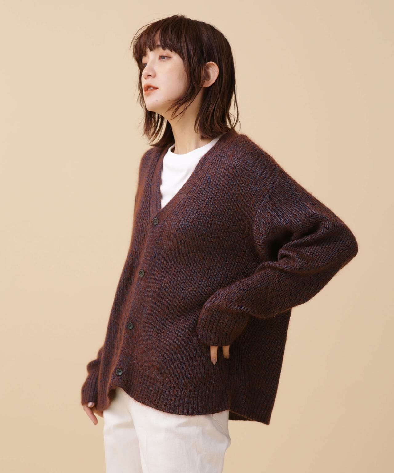 KNIT CARDIGAN Silk mohair 6712222208