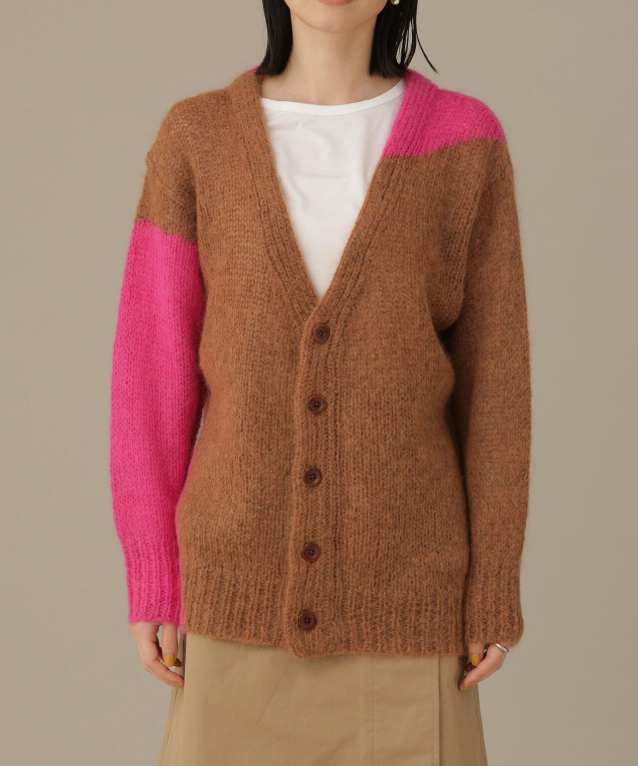 NOMA t.d./Hand Knitted Mohair Cardigan 6712222236