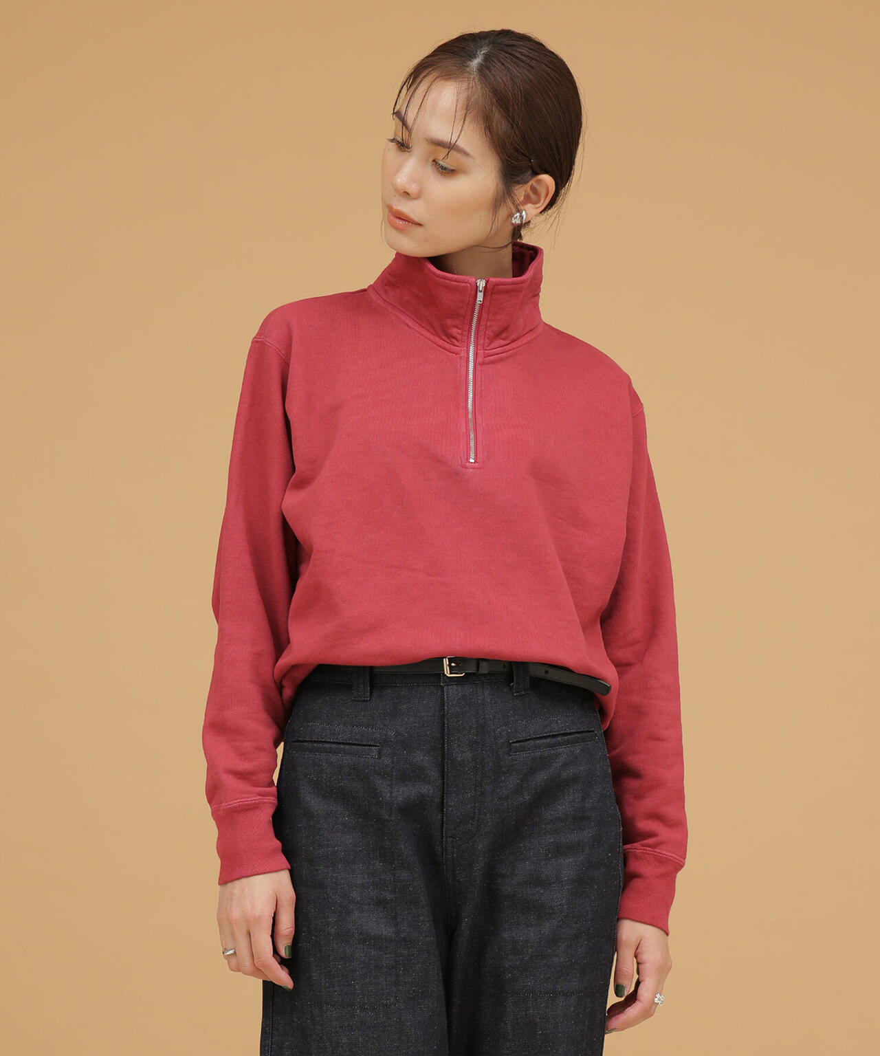 Odub/別注 ハーフZIPスウェット 6712223106