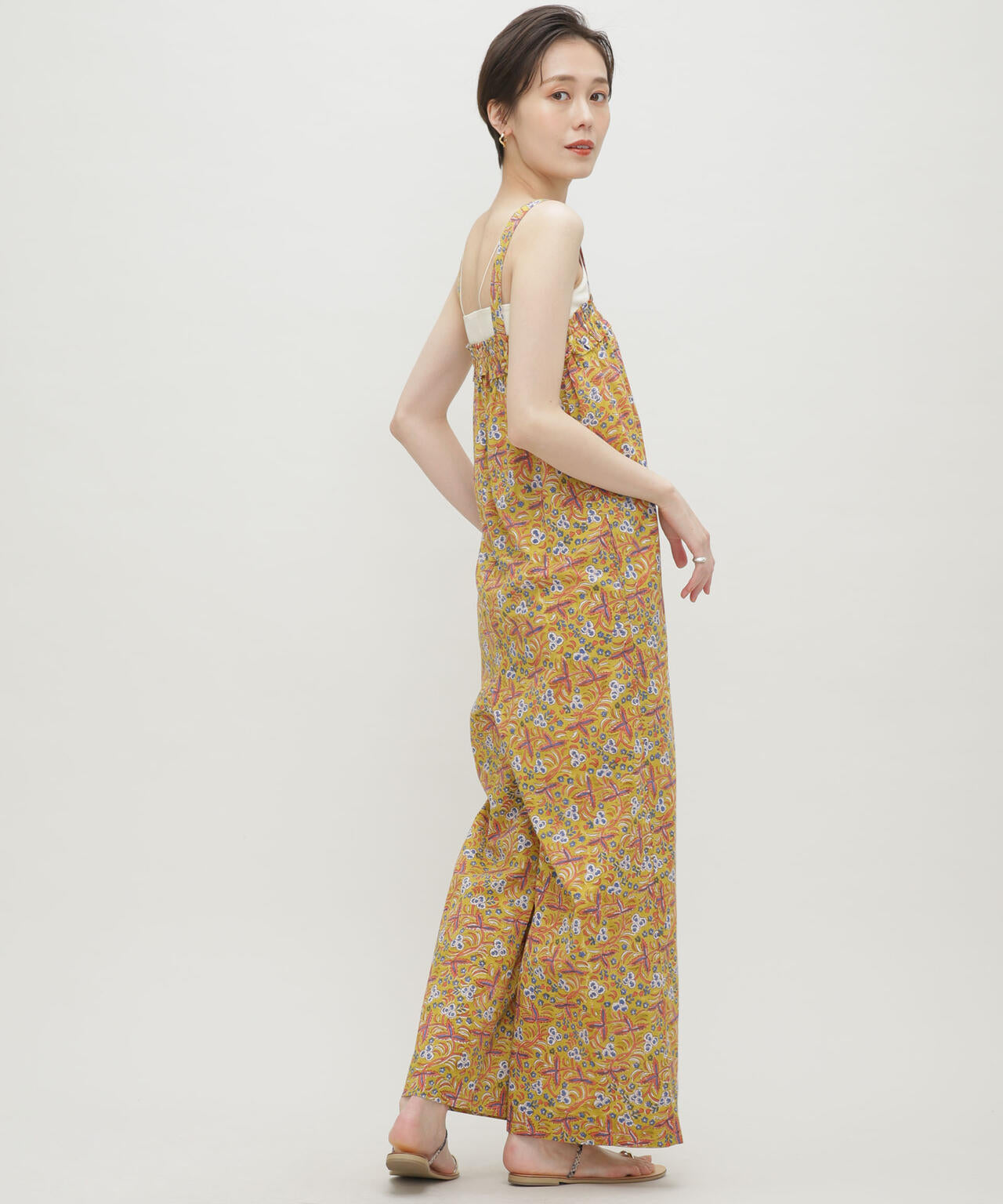 H.A.O/Block Print Jumpsuit 6713119075