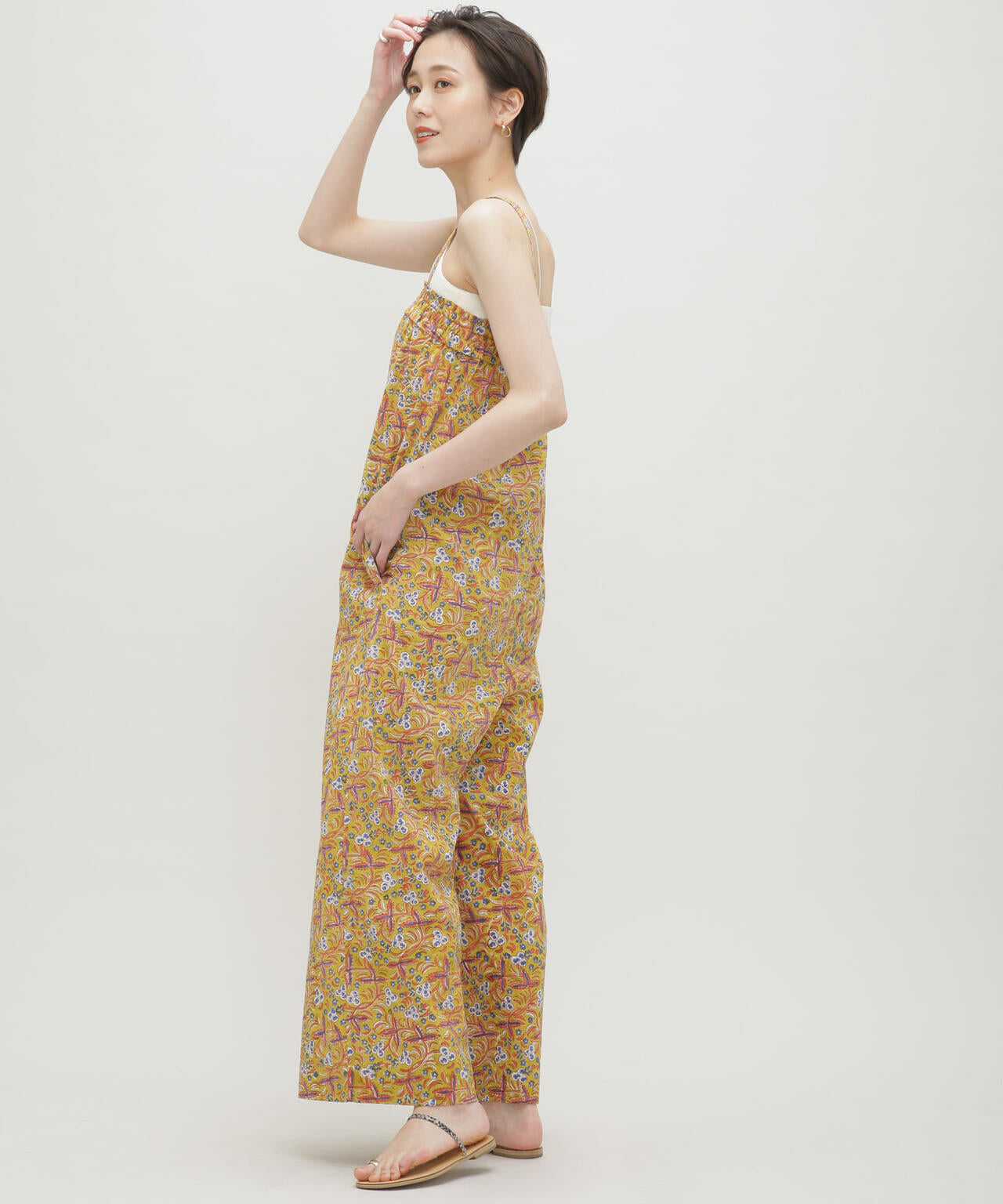 H.A.O/Block Print Jumpsuit 6713119075