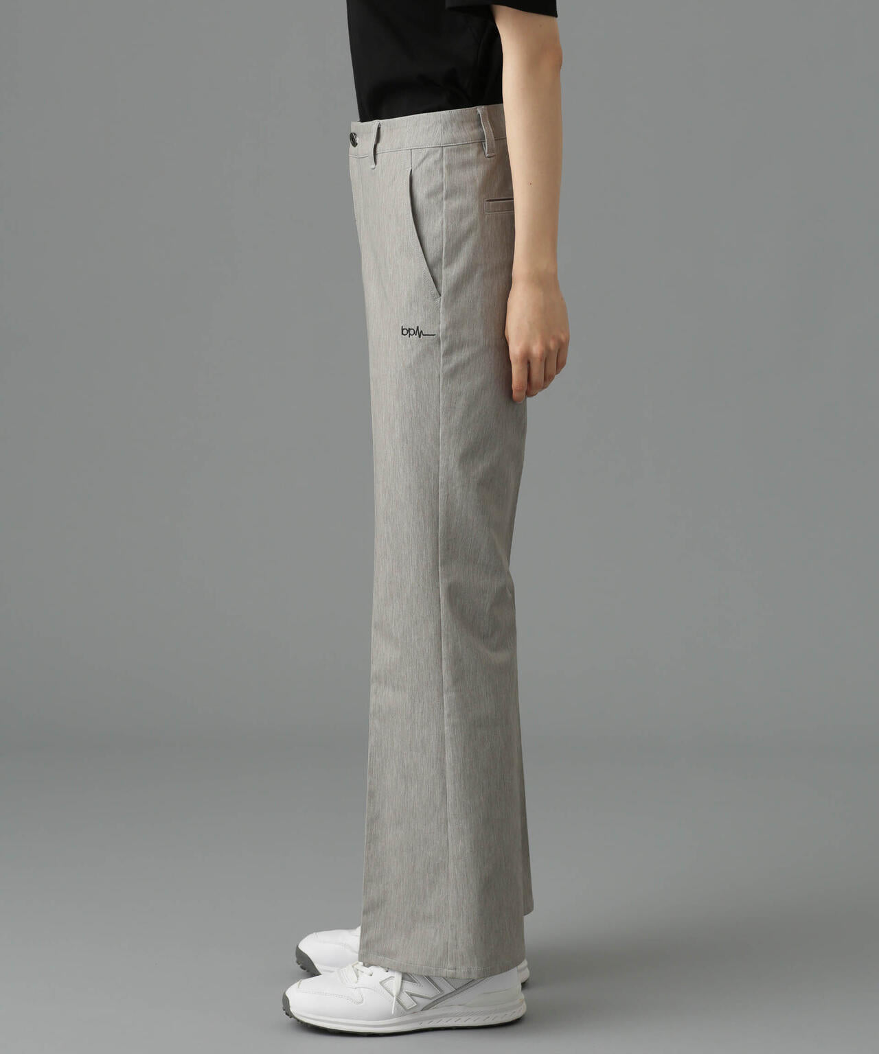 beats per minute/タック入りフレアパンツ 6713127086